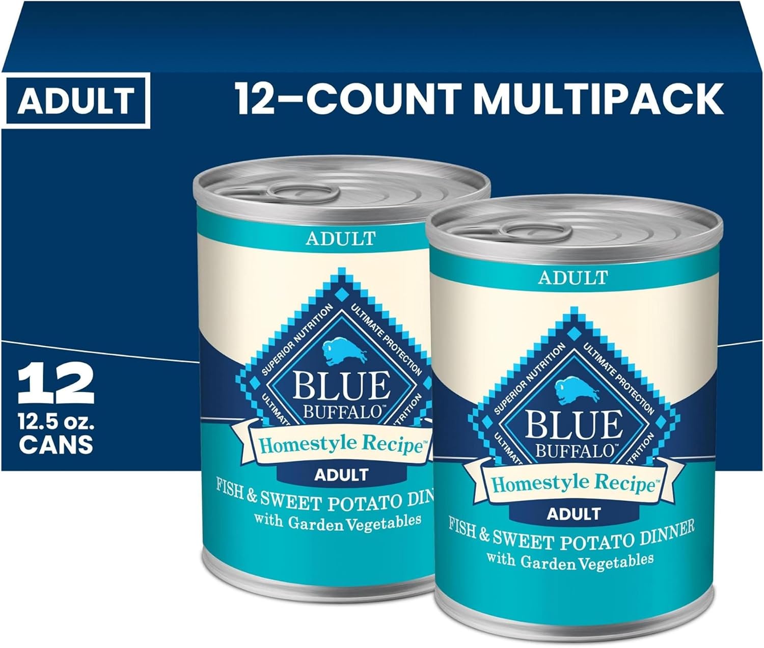 Blue Buffalo Homestyle Recipe Chicken Adult Wet Dog Food, 12.5 oz, 12 ct
