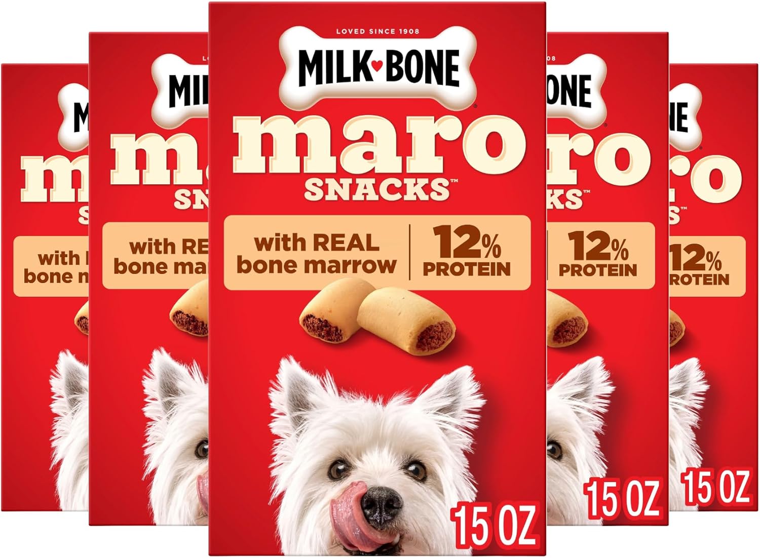 Milk-Bone MaroSnacks Small Dog Treats with Real Bone Marrow, 40 Oz.