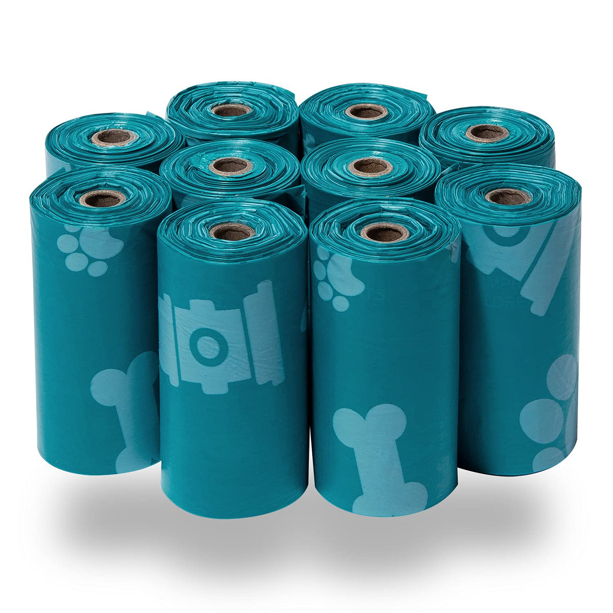 Best Pet Supplies Poop Bags for Dogs - Assorted Colors, 150 Count