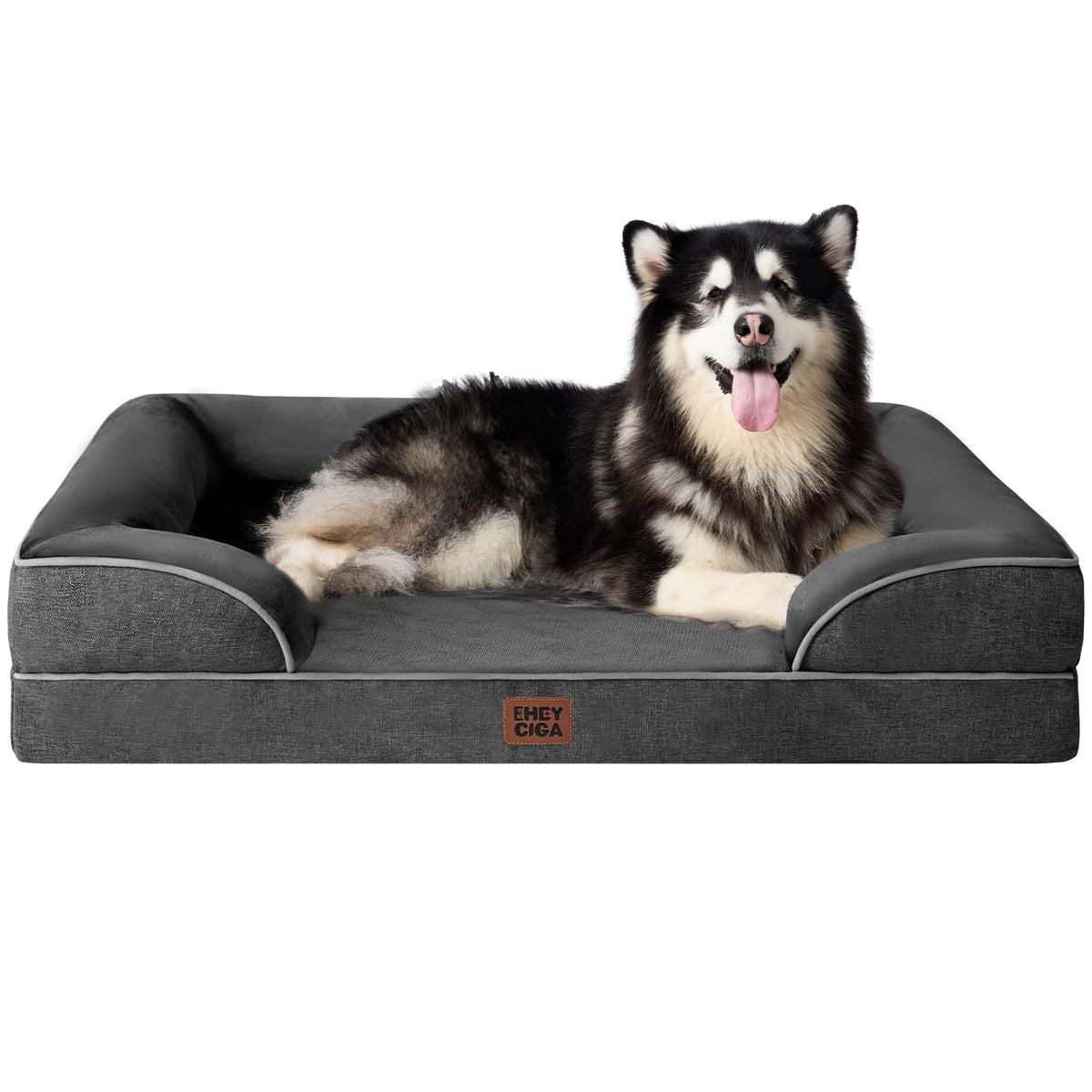 EHEYCIGA Orthopedic Extra Large Dog Bed, Waterproof Washable XL Pet Bed 44"