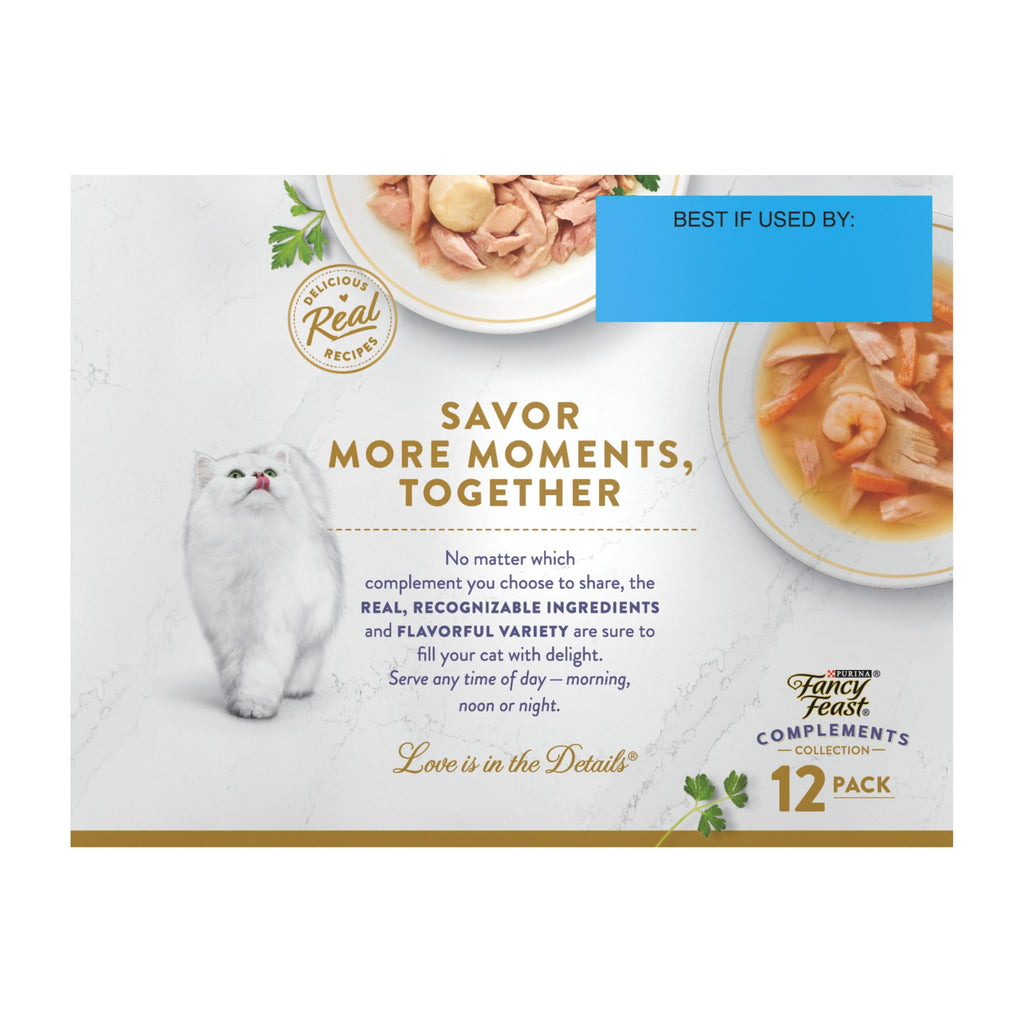 Purina Fancy Feast Wet Cat Food Variety Pack, Medleys Taste of Italy With Garden Greens in Sauce - (Pack of 30) 3 oz. Cans