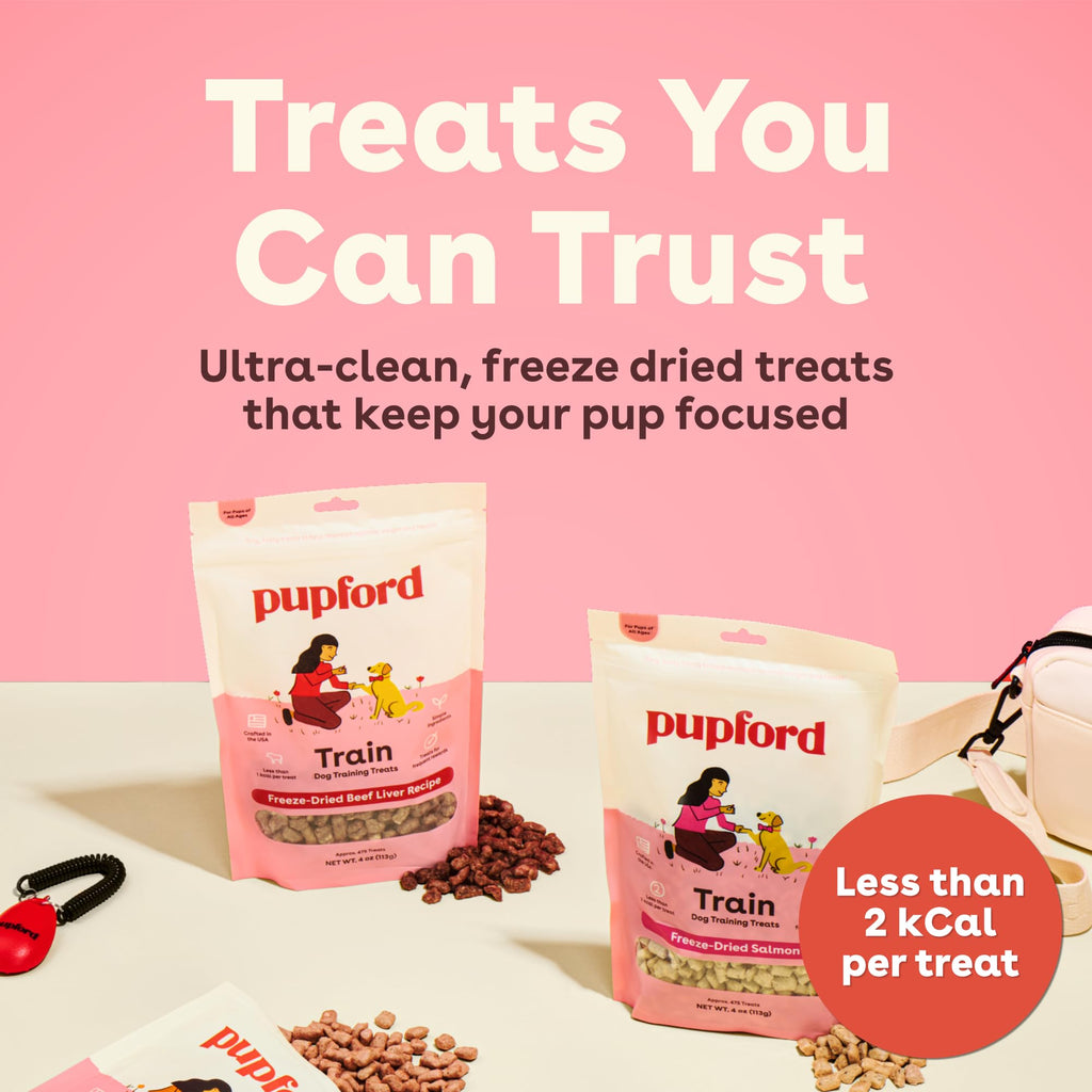Pupford Freeze Dried Training Treats for Dogs & Puppies (Chicken, 4 oz)