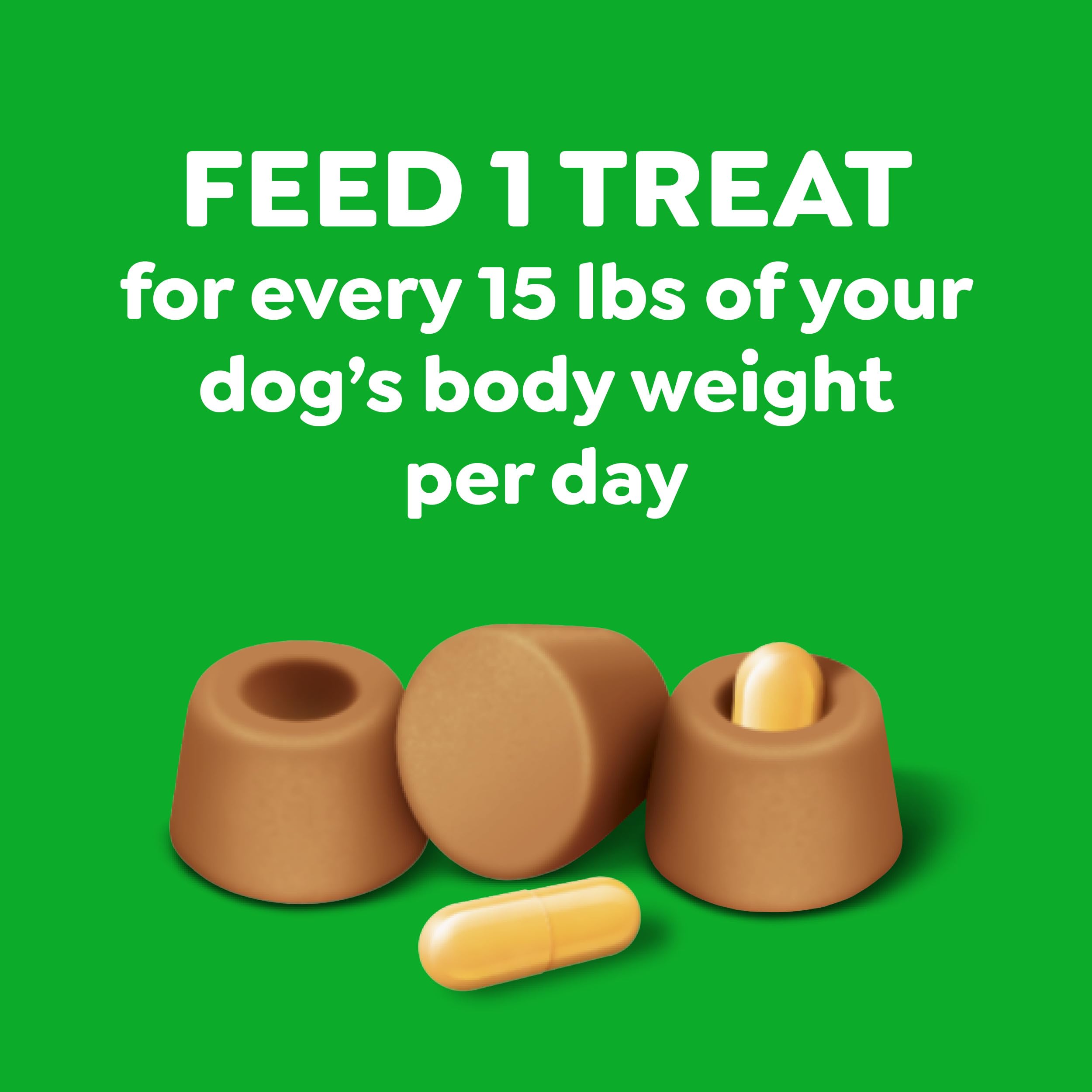 Greenies Pill Pockets Large Size Dog Treats, Peanut Butter, 15.8 oz