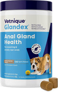 Vetnique Glandex for Dogs Anal Gland Chews 120ct Pumpkin, Digestive Enzymes
