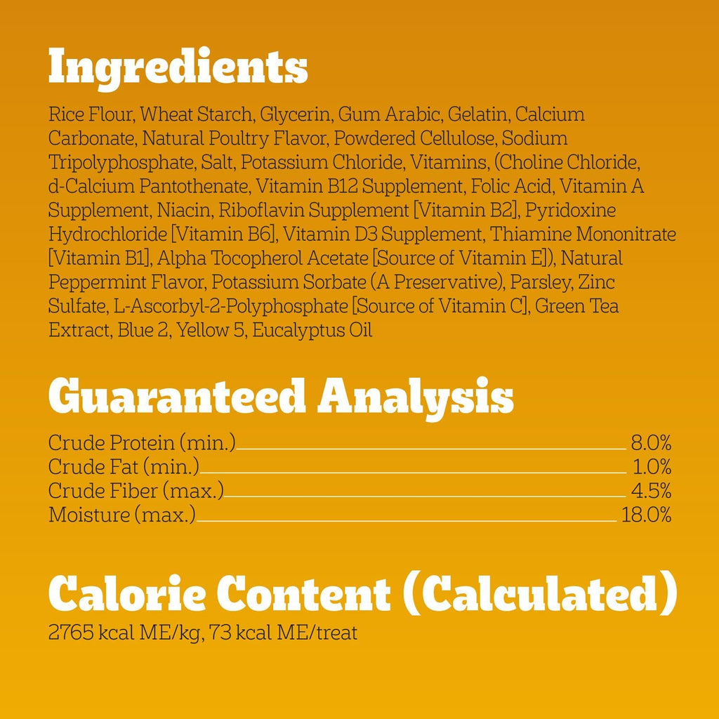 Pedigree Dentastix Large Breed Dental Dog Treats, Fresh, 36 Count