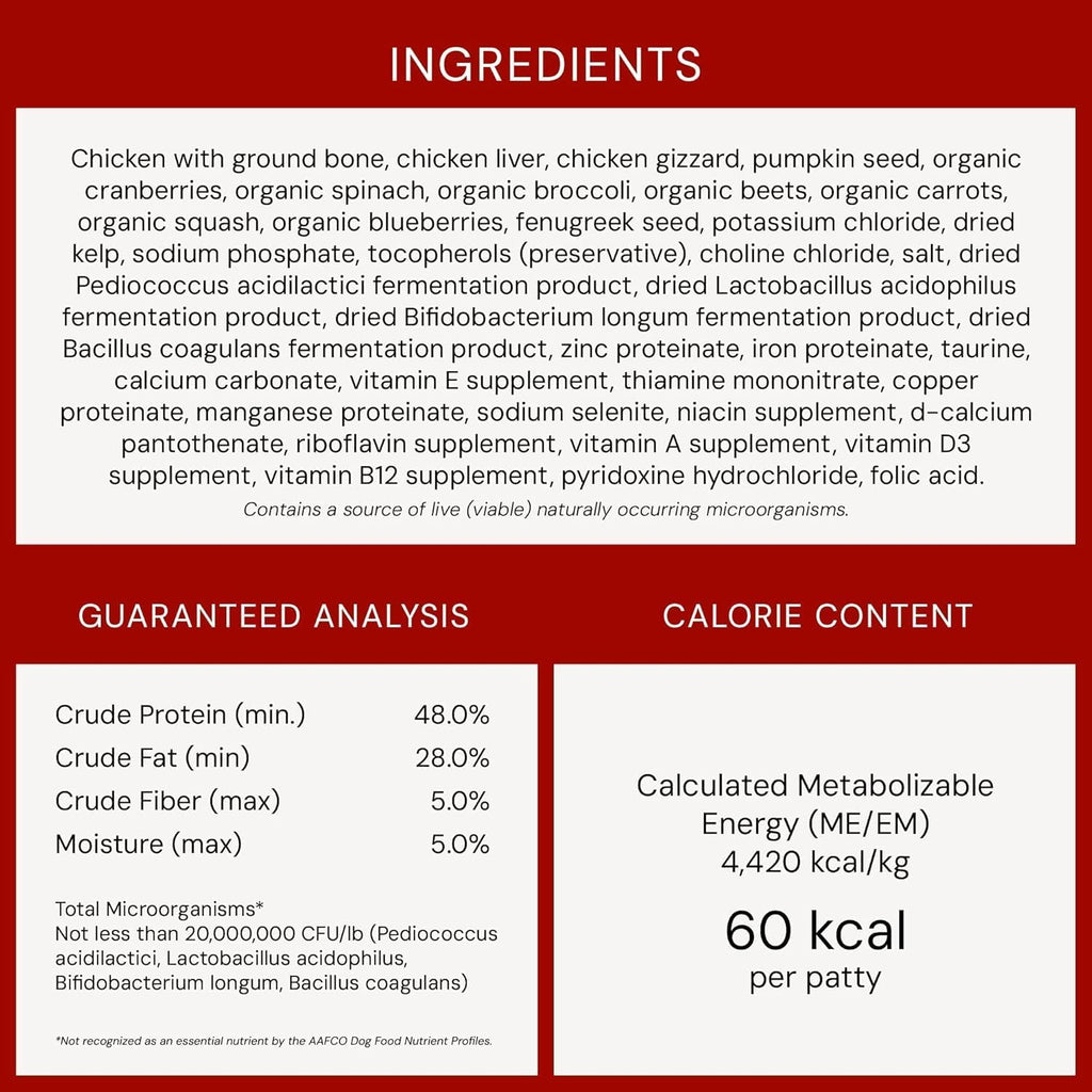 Stella & Chewy’s Freeze Dried Raw Dinner Patties – Grain Free Dog Food, Protein Rich Stella’s Super Beef Recipe – 5.5 oz