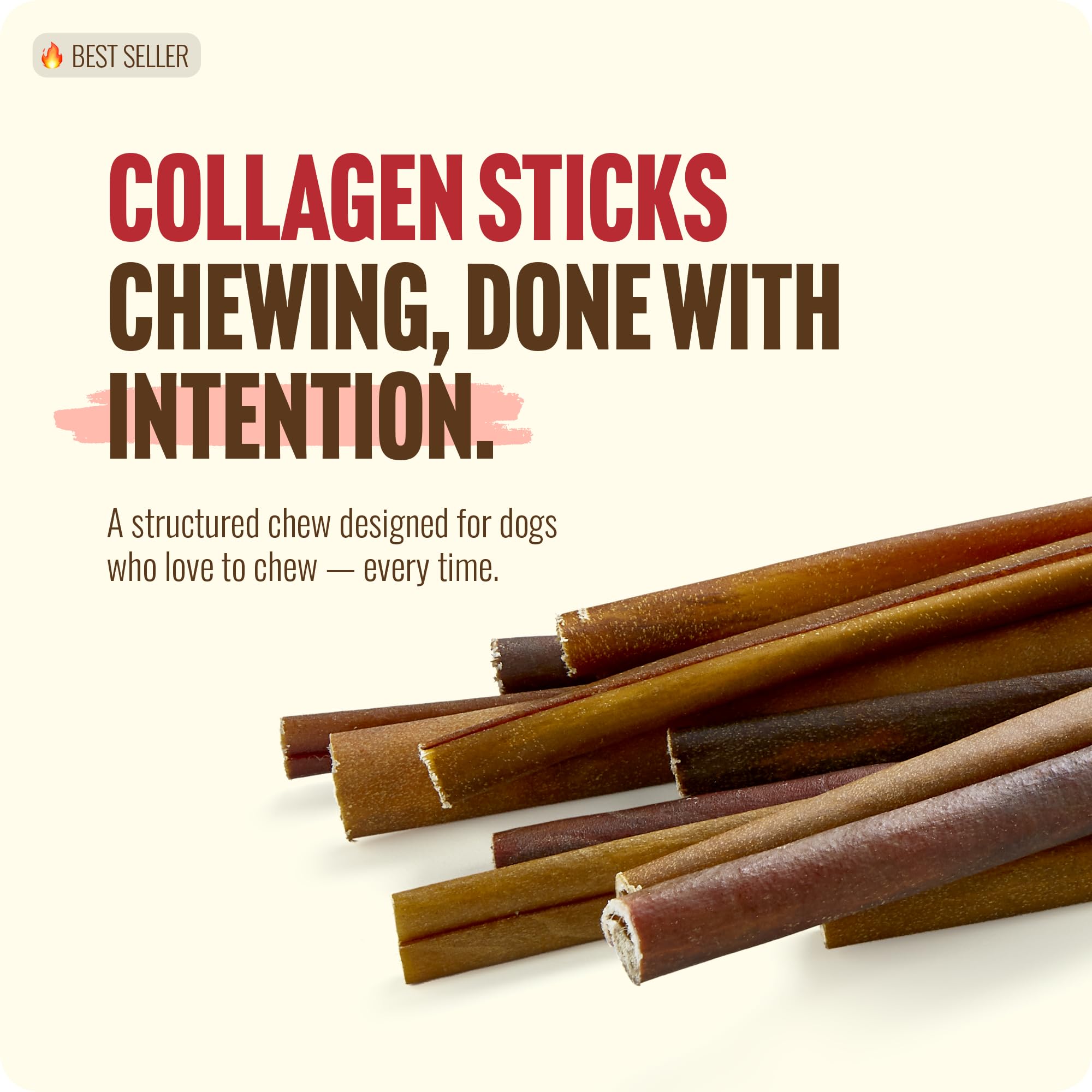Natural Farm Odor-Free Bully Sticks (6 Inch, 25 count),1.3 lb. Bag, Fully Digestible 100% Beef Pizzle Chews,Grass-Fed, Non-GMO,Grain-Free, Natural Long-Lasting Chews for Small & Large Dogs. Pack of 25