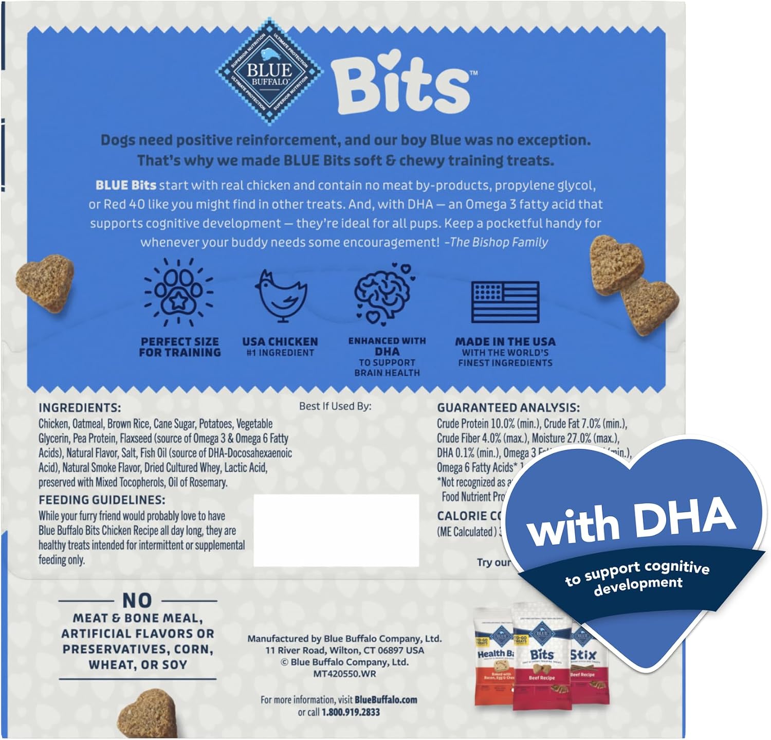 Blue Buffalo Bits Chicken Training Treats, 19 oz