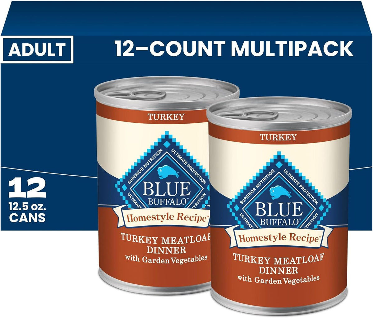 Blue Buffalo Homestyle Recipe Chicken Adult Wet Dog Food, 12.5 oz, 12 ct