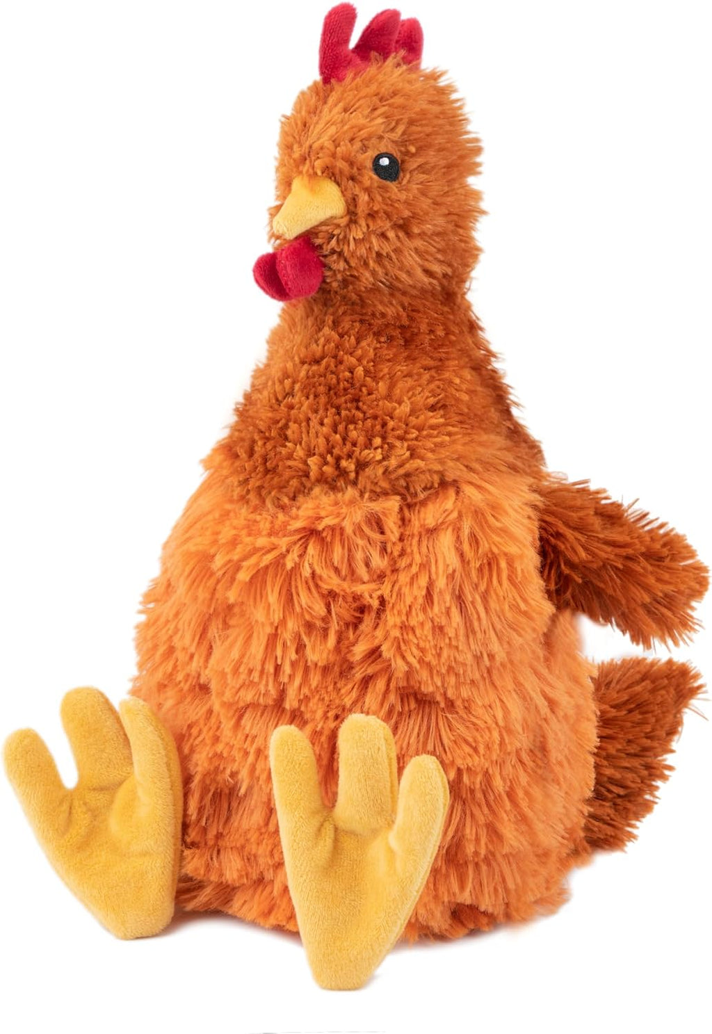 Best Pet Supplies Interactive Squeaky Dog Toy - Crinkle Duck, Yellow