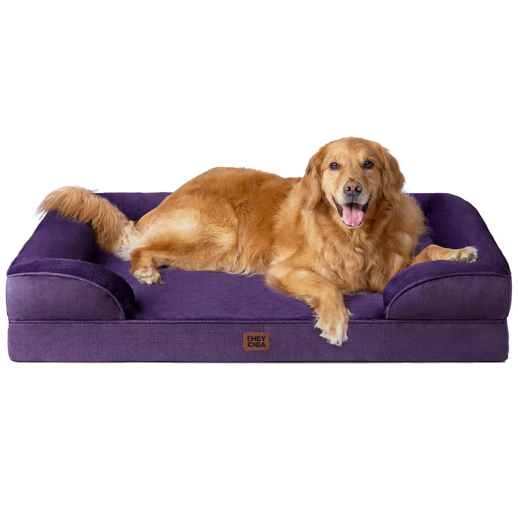 EHEYCIGA Orthopedic Extra Large Dog Bed, Waterproof Washable XL Pet Bed 44"