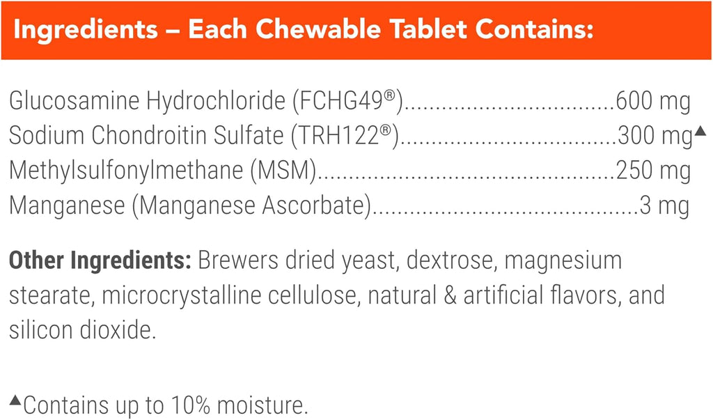 Nutramax Cosequin Joint Supplement for Dogs, Chewable Tablets, 132ct