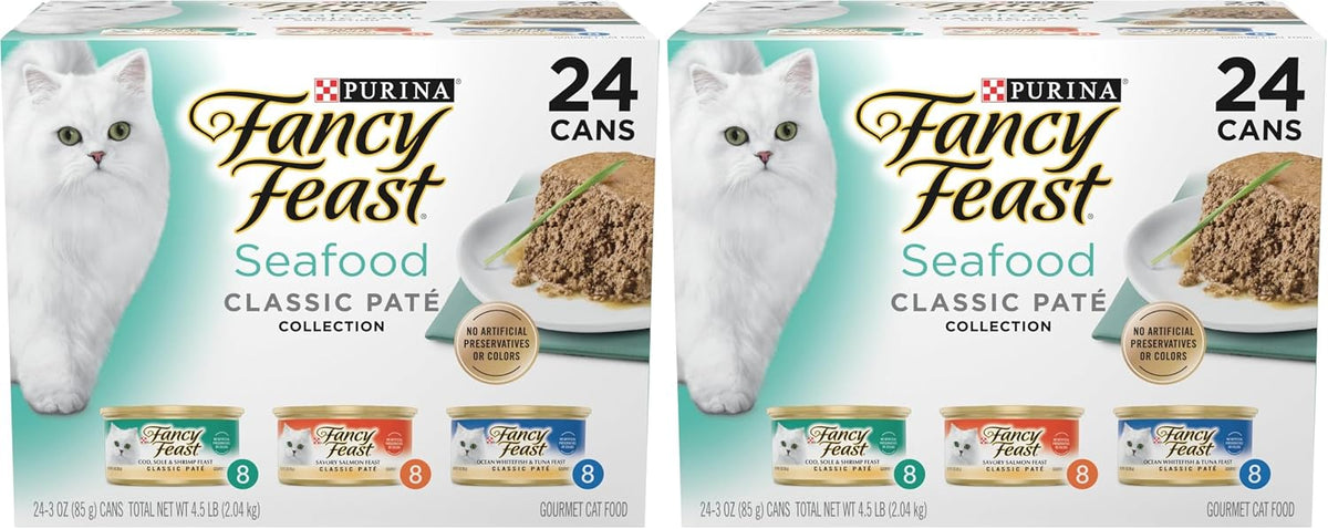 Purina Fancy Feast Gravy Lovers, Poultry & Beef Wet Cat Food, 3oz, 24-Pack