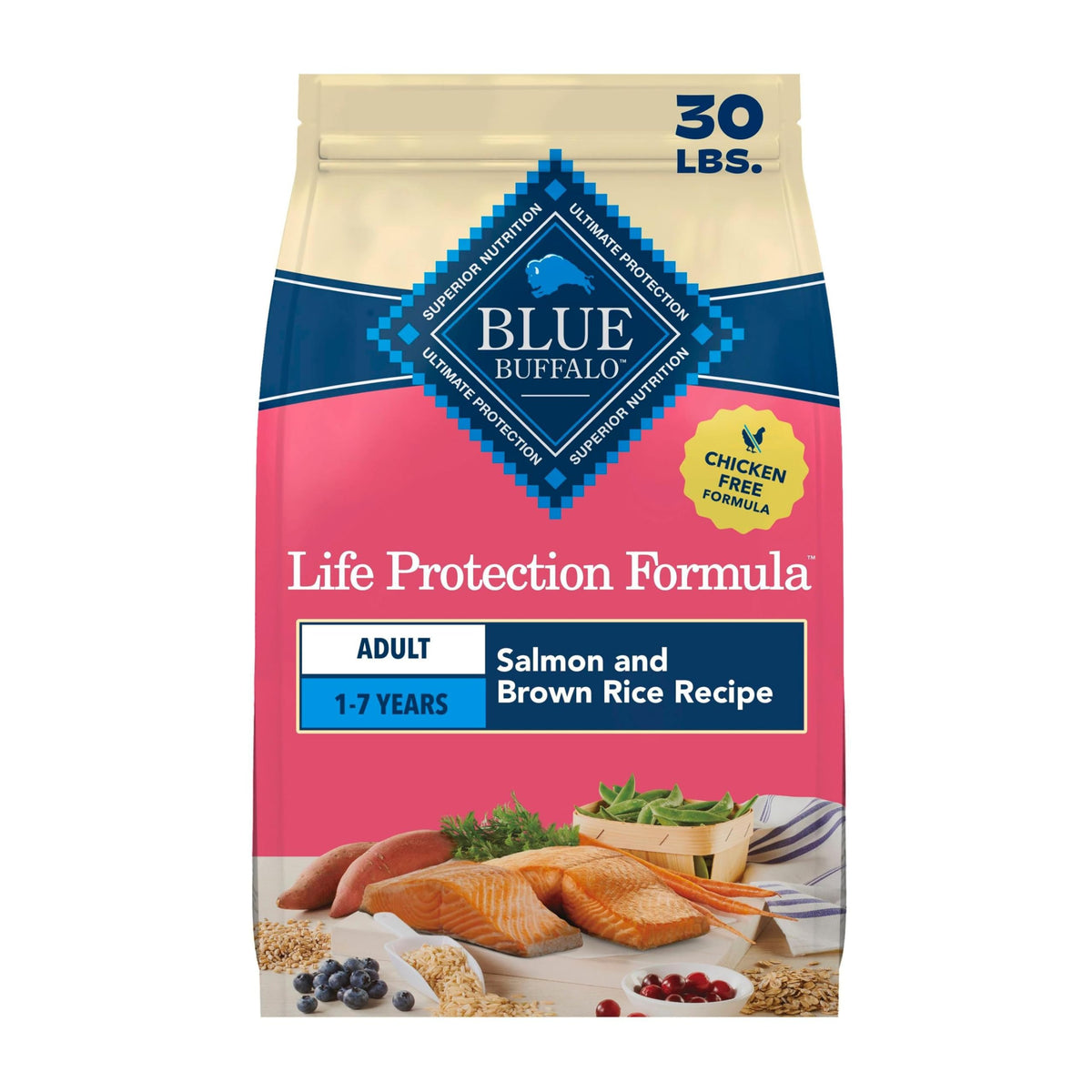 Blue Buffalo Life Protection Formula Chicken Adult Dry Dog Food, 5 lb