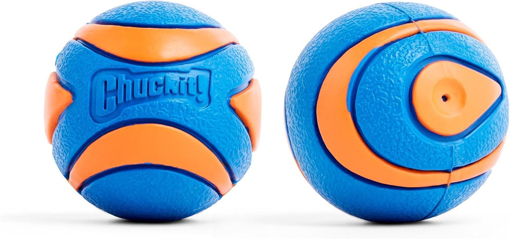 Chuckit! Ultra Ball Dog Toy, Durable Rubber, Medium 2.5-in, 2 Pack