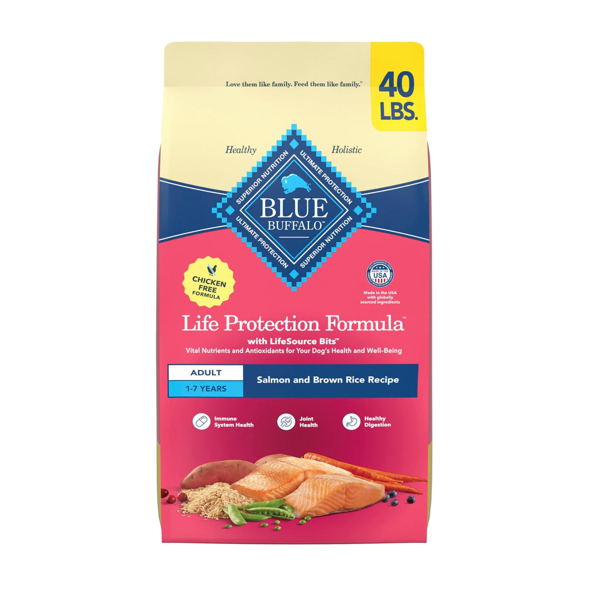 Blue Buffalo Life Protection Formula Chicken Adult Dry Dog Food, 5 lb