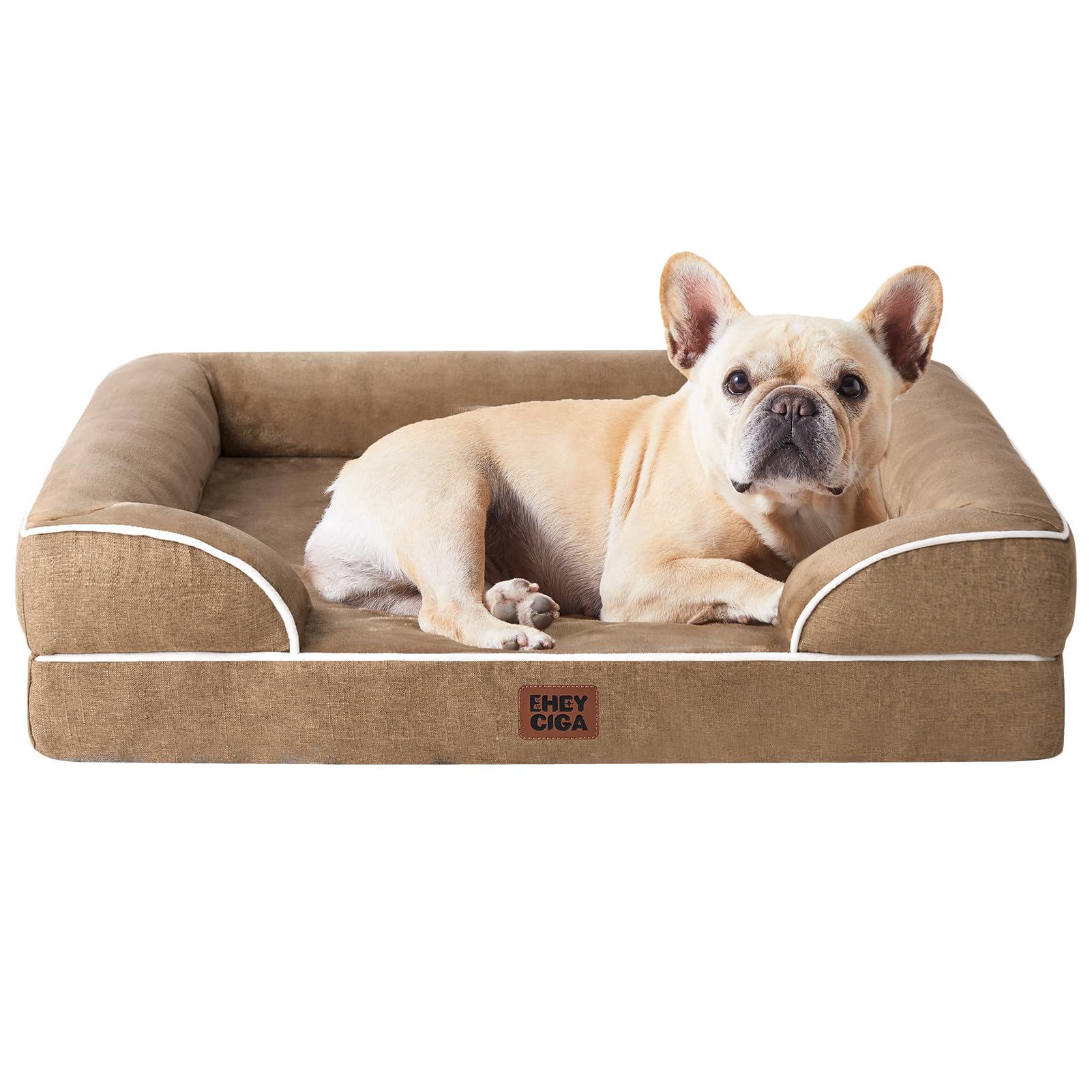 EHEYCIGA Orthopedic Extra Large Dog Bed, Waterproof Washable XL Pet Bed 44"