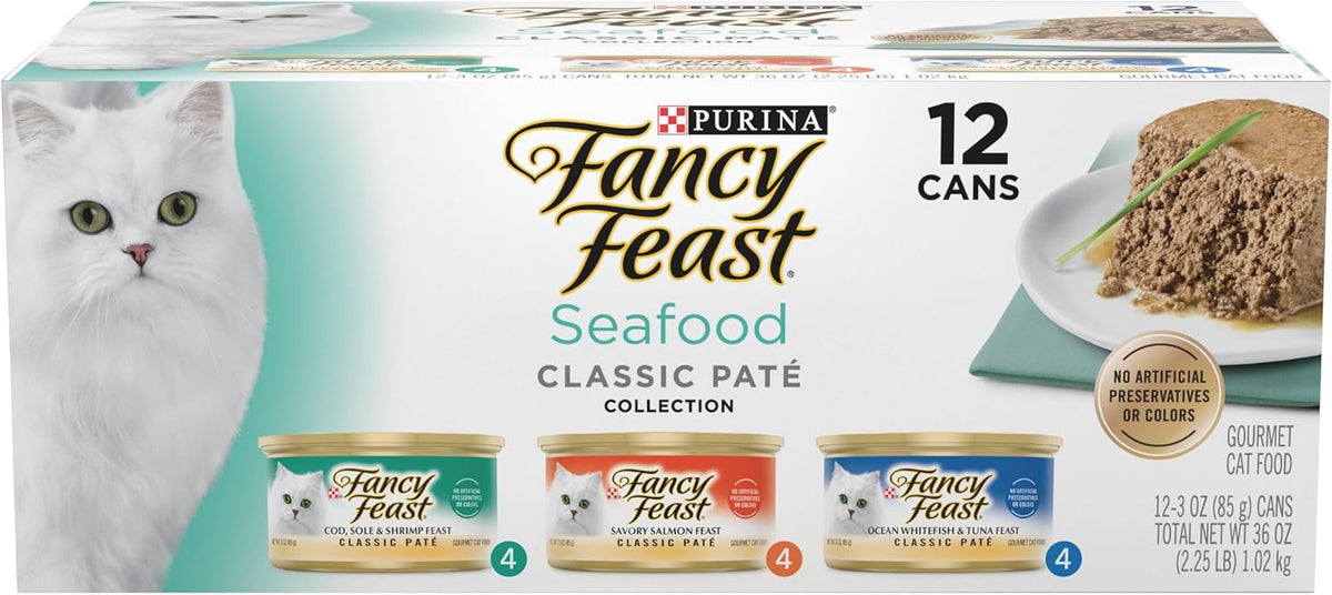 Purina Fancy Feast Gravy Lovers, Poultry & Beef Wet Cat Food, 3oz, 24-Pack