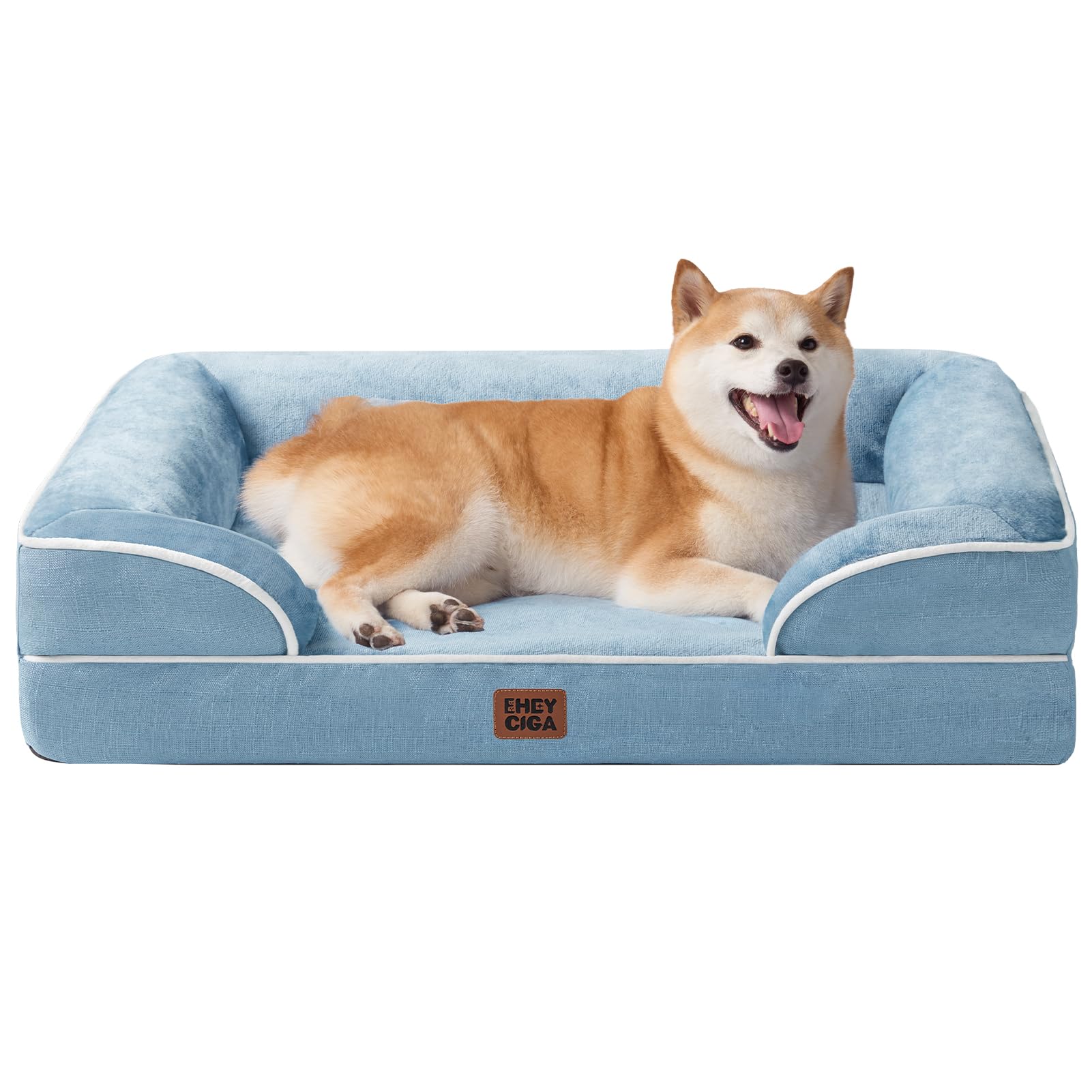 EHEYCIGA Orthopedic Extra Large Dog Bed, Waterproof Washable XL Pet Bed 44"