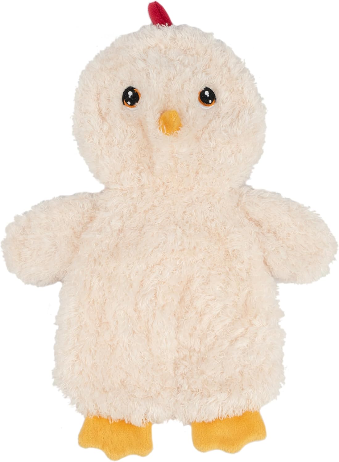 Best Pet Supplies Interactive Squeaky Dog Toy - Crinkle Duck, Yellow