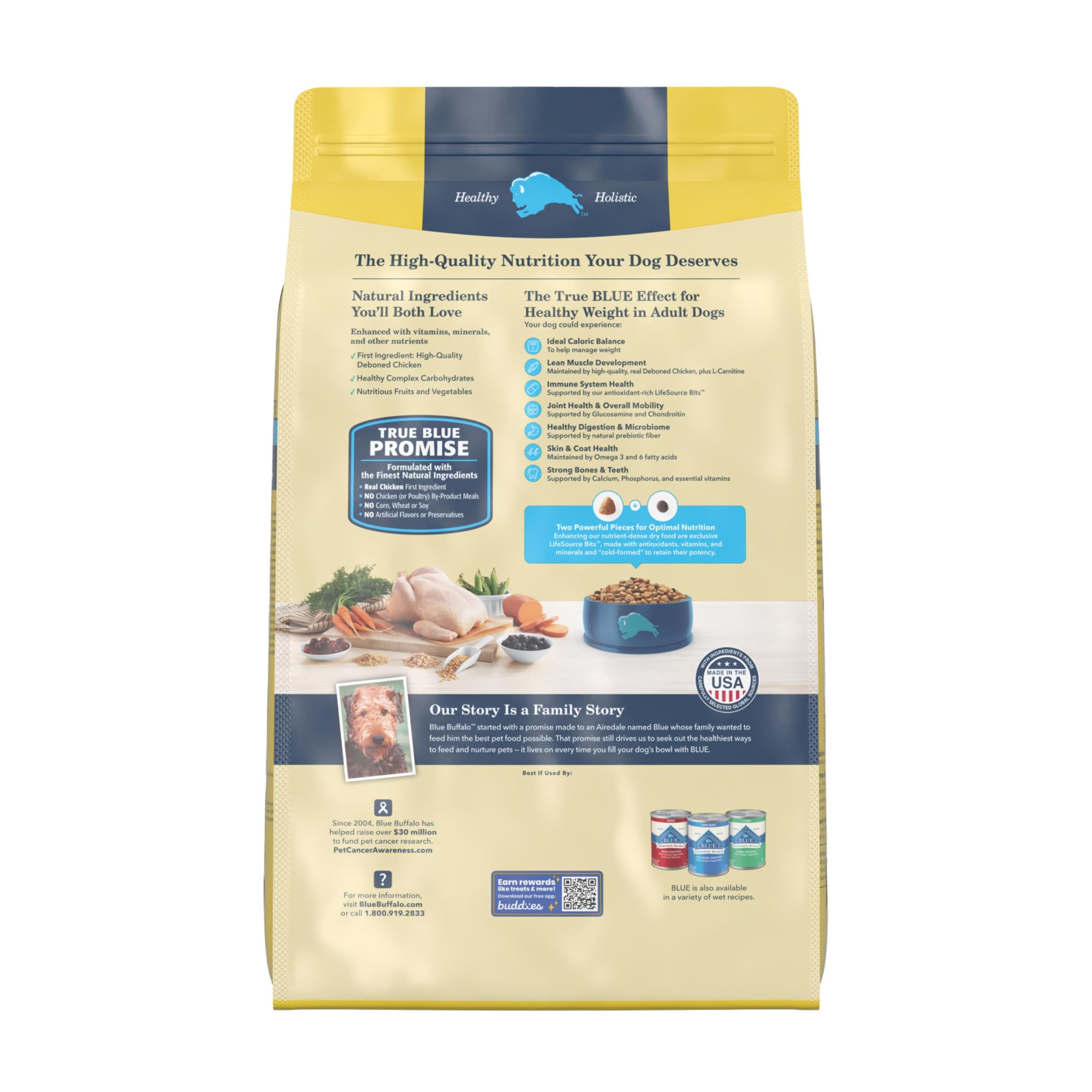 Blue Buffalo Life Protection Formula Chicken Adult Dry Dog Food, 5 lb