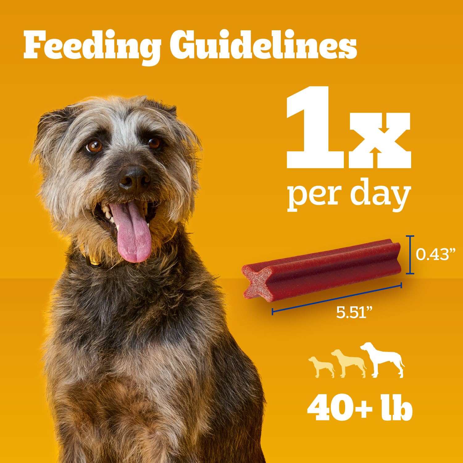 Pedigree Dentastix Large Breed Dental Dog Treats, Fresh, 36 Count