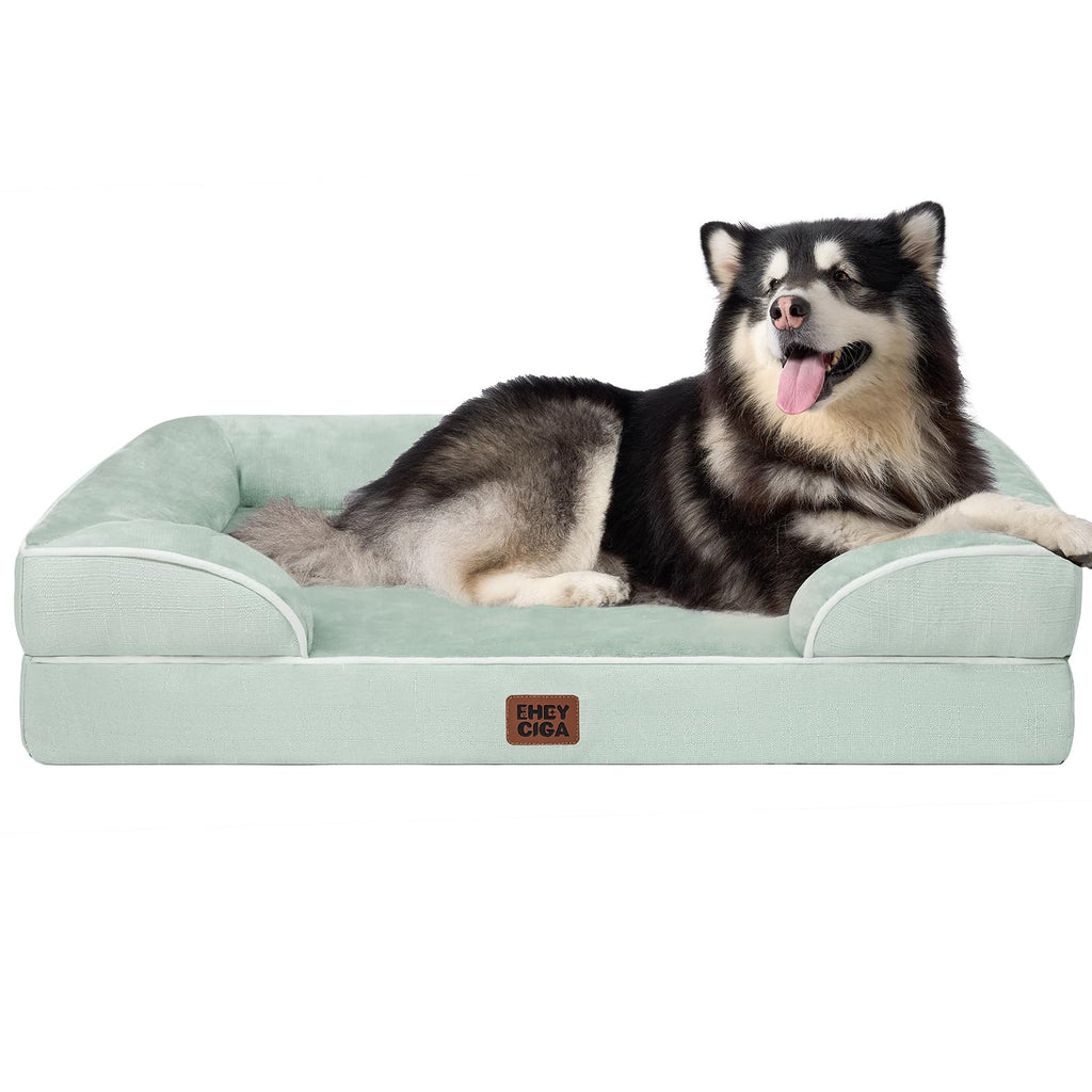 EHEYCIGA Orthopedic Extra Large Dog Bed, Waterproof Washable XL Pet Bed 44"