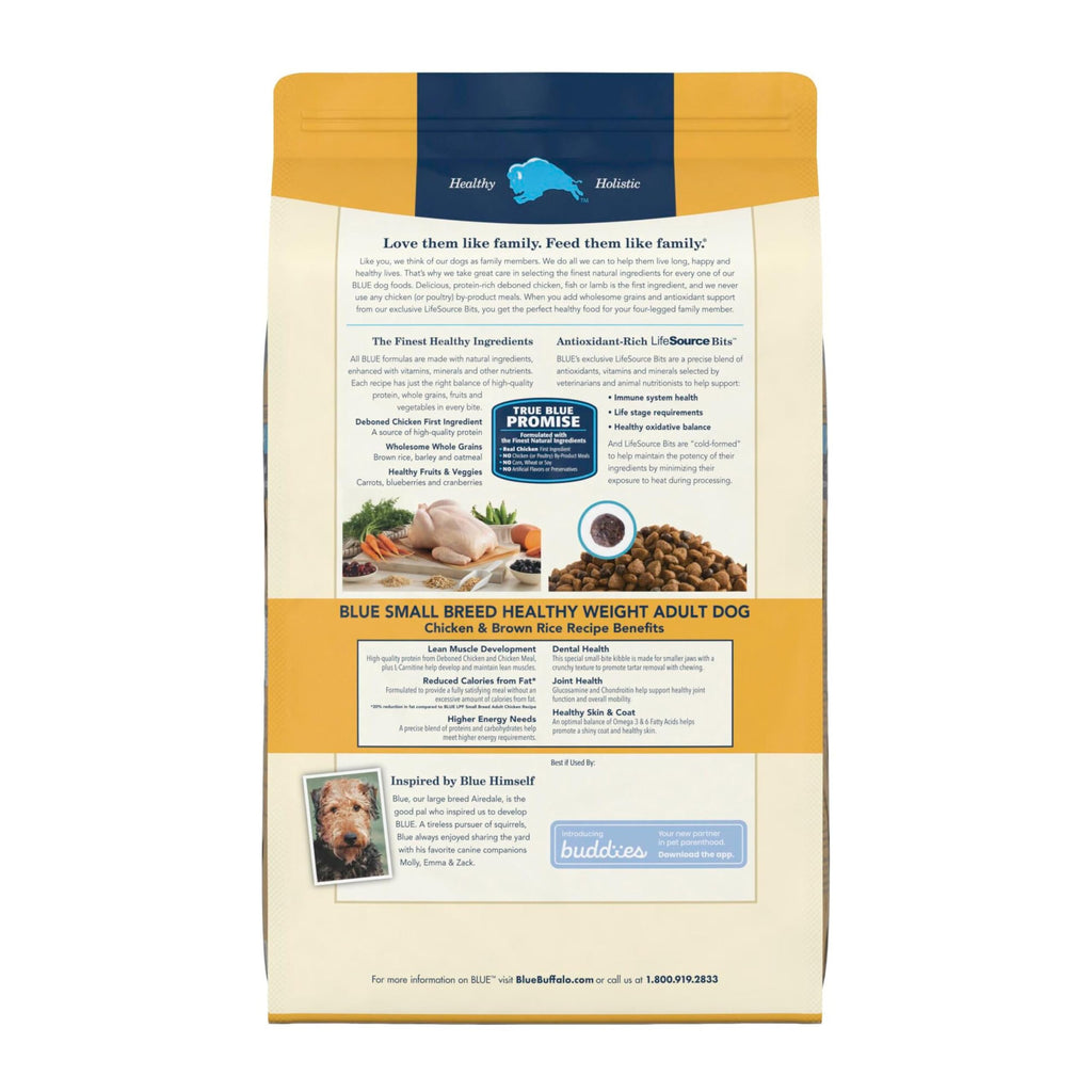 Blue Buffalo Life Protection Formula Chicken Small Breed Dry Dog Food, 5 lb