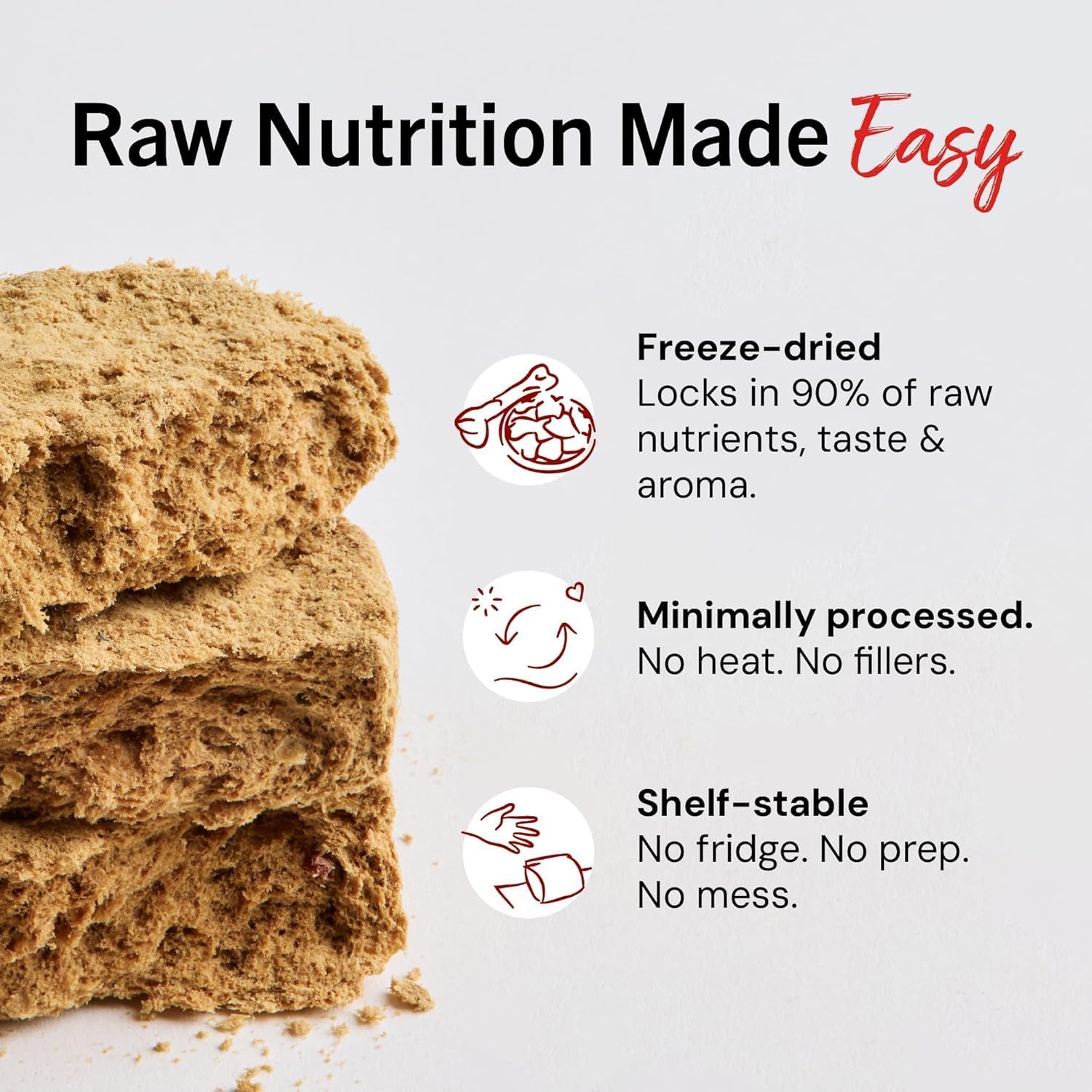 Stella & Chewy’s Freeze Dried Raw Dinner Patties – Grain Free Dog Food, Protein Rich Stella’s Super Beef Recipe – 5.5 oz