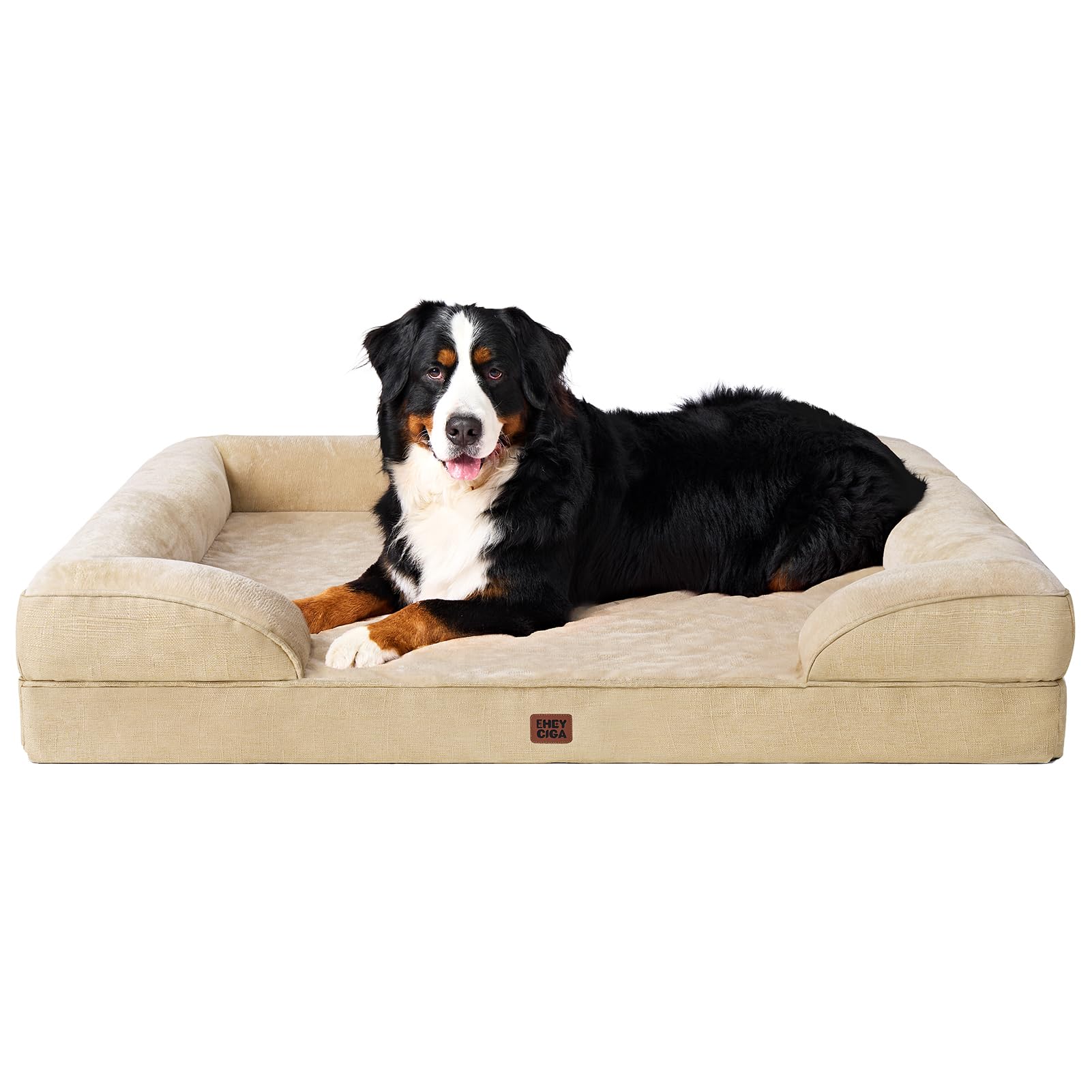 EHEYCIGA Orthopedic Extra Large Dog Bed, Waterproof Washable XL Pet Bed 44"