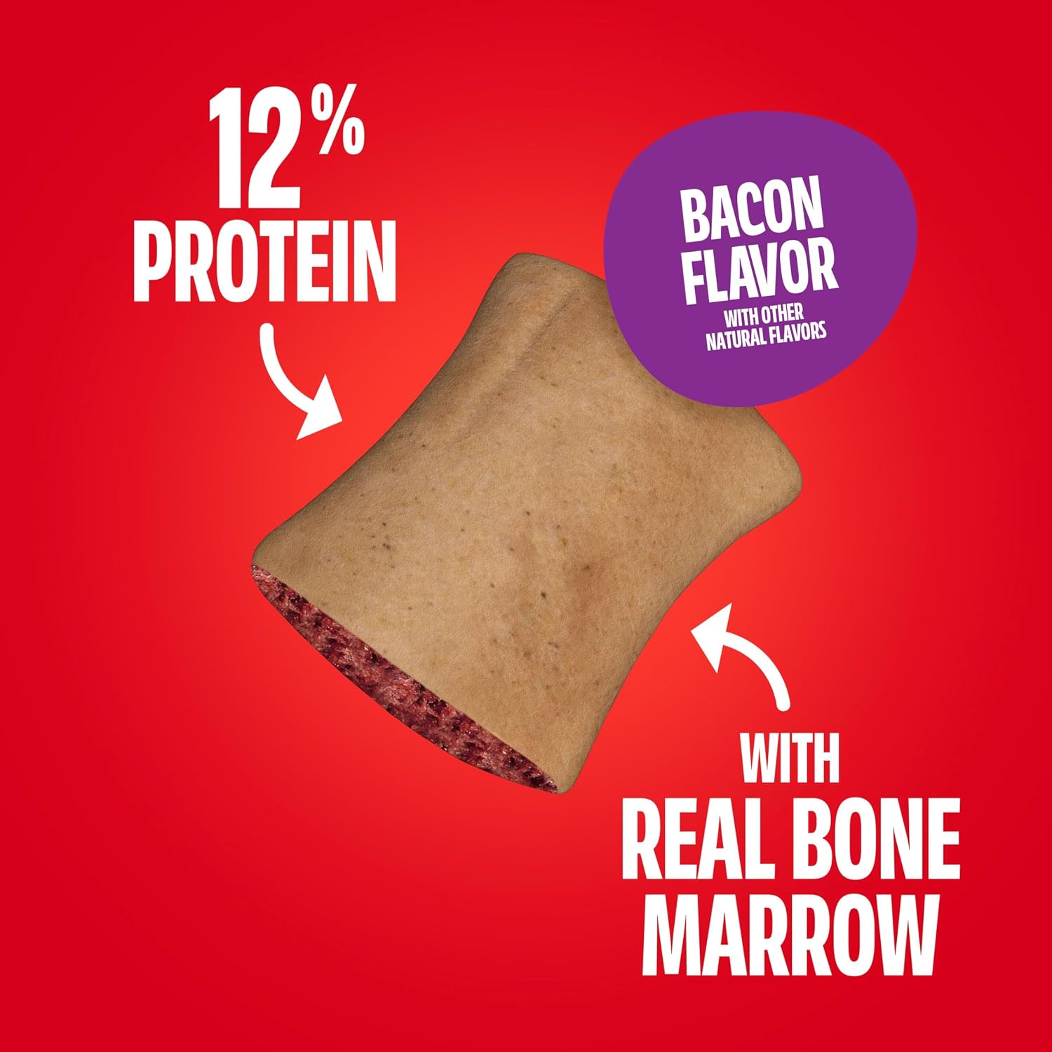 Milk-Bone MaroSnacks Small Dog Treats with Real Bone Marrow, 40 Oz.