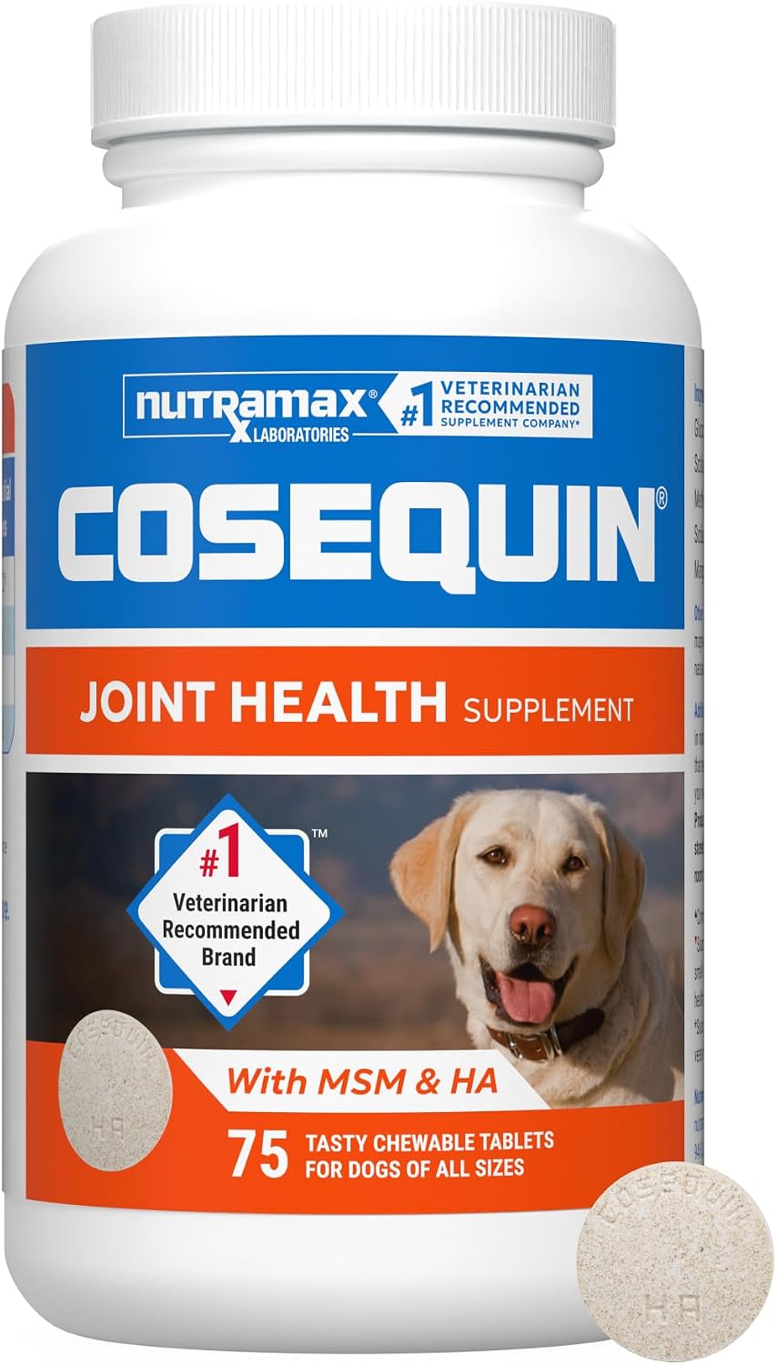 Nutramax Cosequin Joint Supplement for Dogs, Chewable Tablets, 132ct