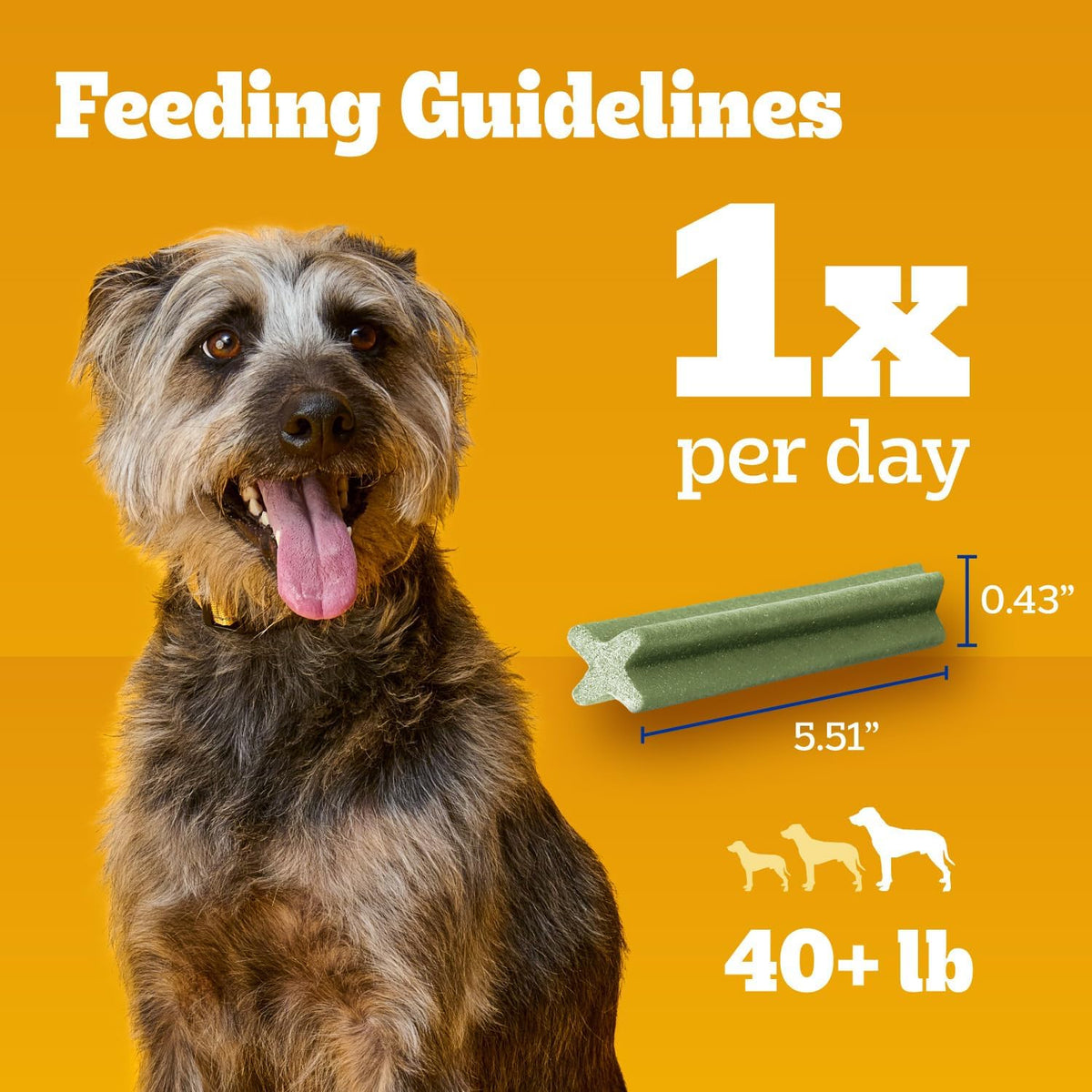 Pedigree Dentastix Large Breed Dental Dog Treats, Fresh, 36 Count