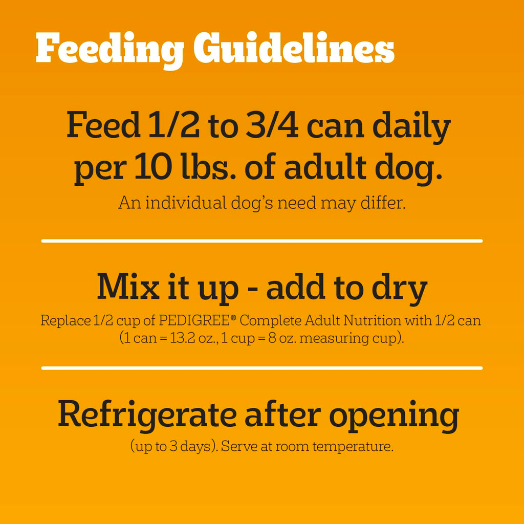 Pedigree Choice Cuts Wet Dog Food, Beef & Country Stew, 13.2 oz, 12 Count