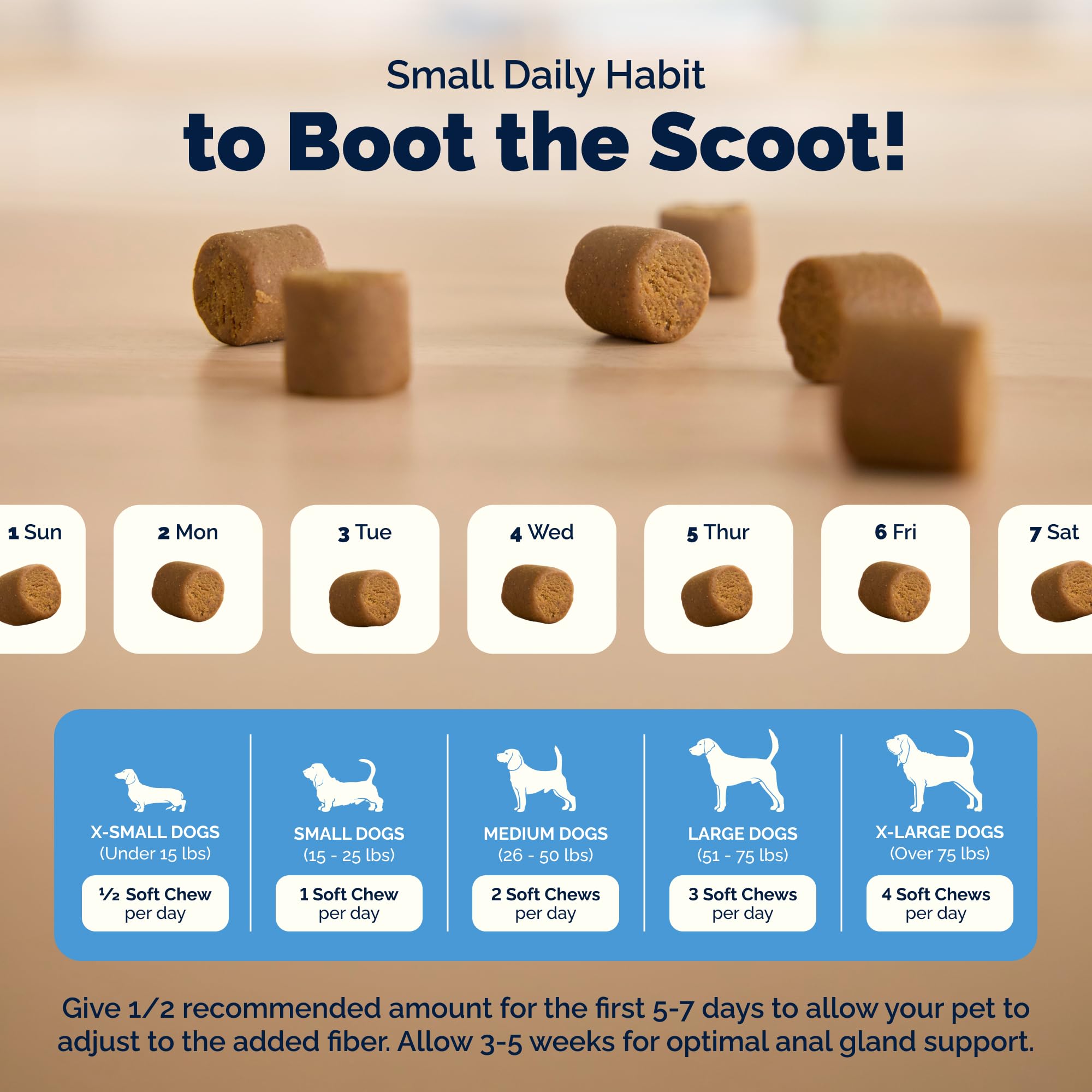 Vetnique Glandex for Dogs Anal Gland Chews 120ct Pumpkin, Digestive Enzymes