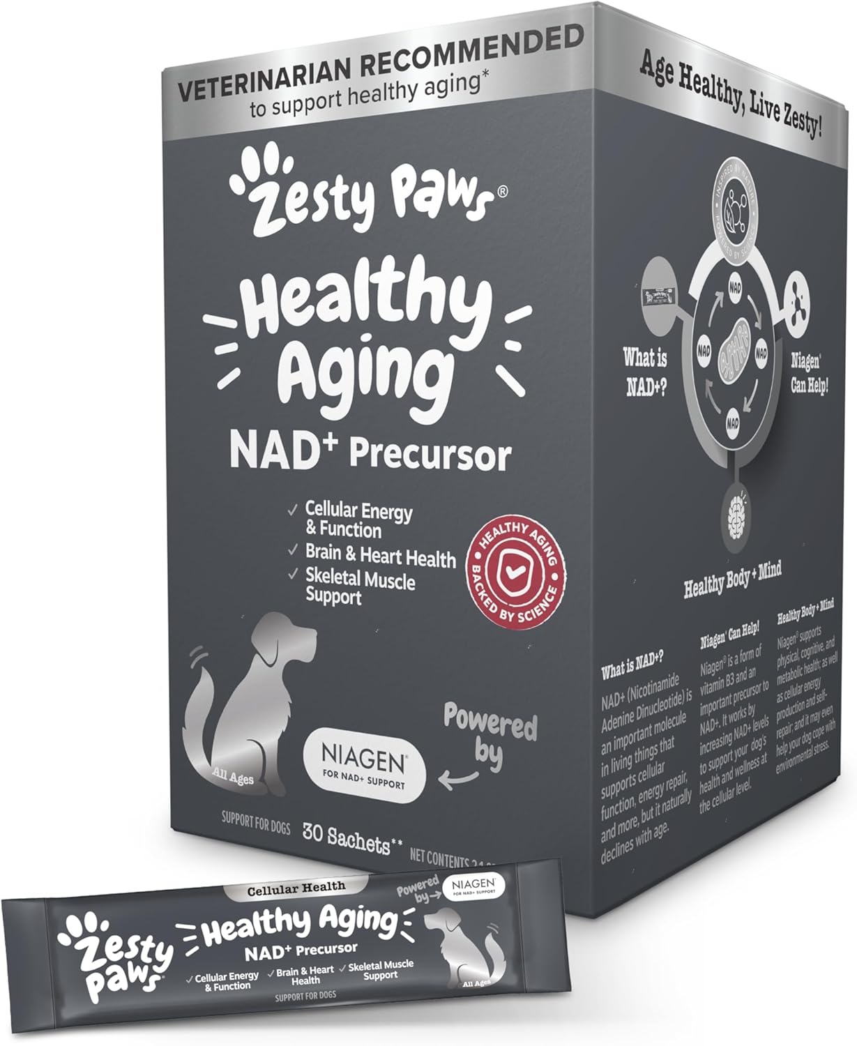 Zesty Paws Dog Vitamins - Dog Multivitamin Chews, Bison, 90 Ct