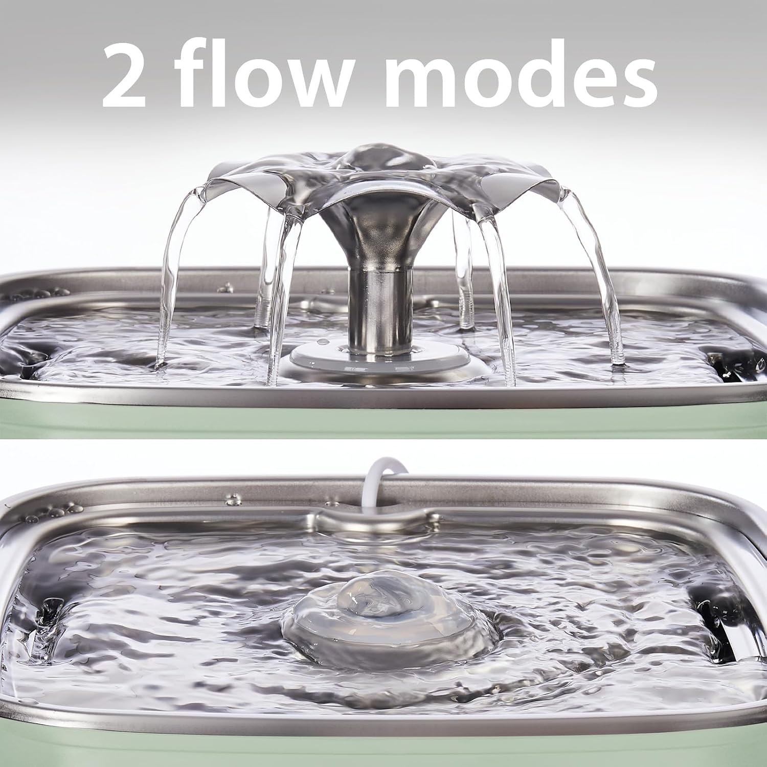 Veken Innovation Award Winner Stainless Steel Cat Water Fountain, 108oz