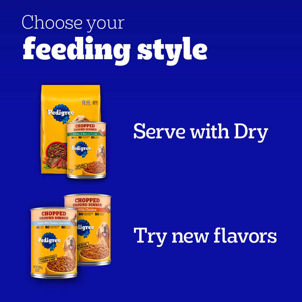 Pedigree Choice Cuts Wet Dog Food, Beef & Country Stew, 13.2 oz, 12 Count