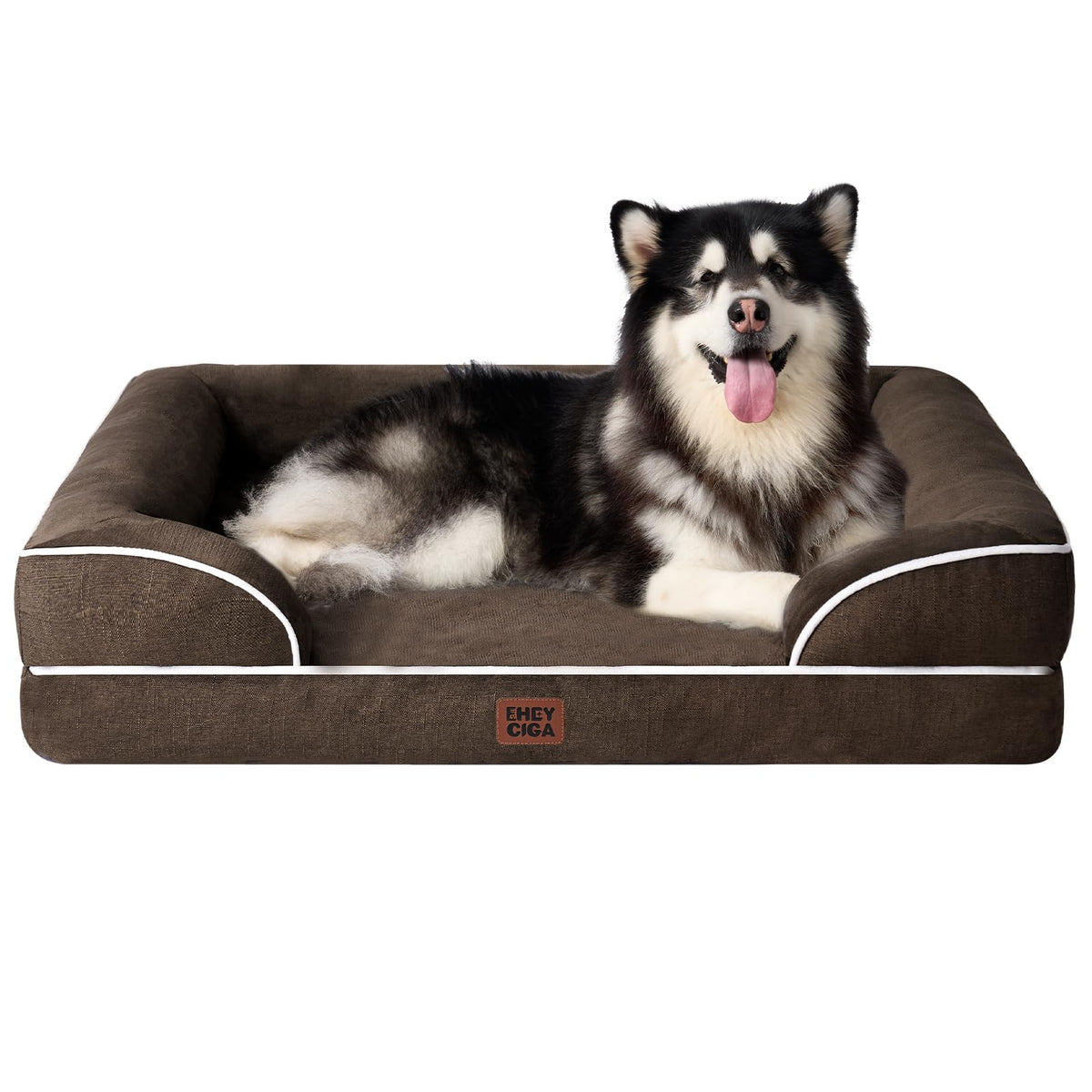 EHEYCIGA Orthopedic Extra Large Dog Bed, Waterproof Washable XL Pet Bed 44"