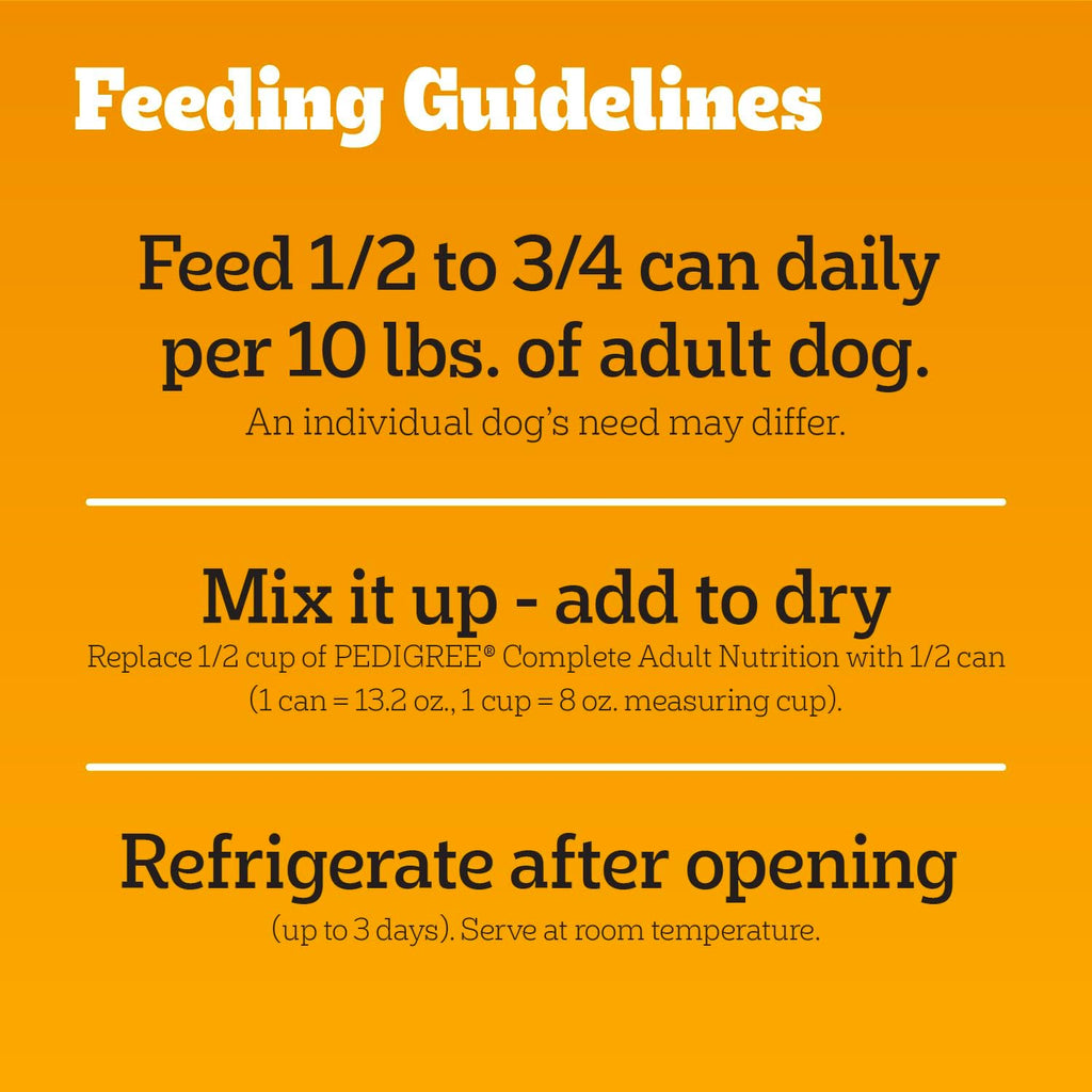 Pedigree Choice Cuts Wet Dog Food, Beef & Country Stew, 13.2 oz, 12 Count