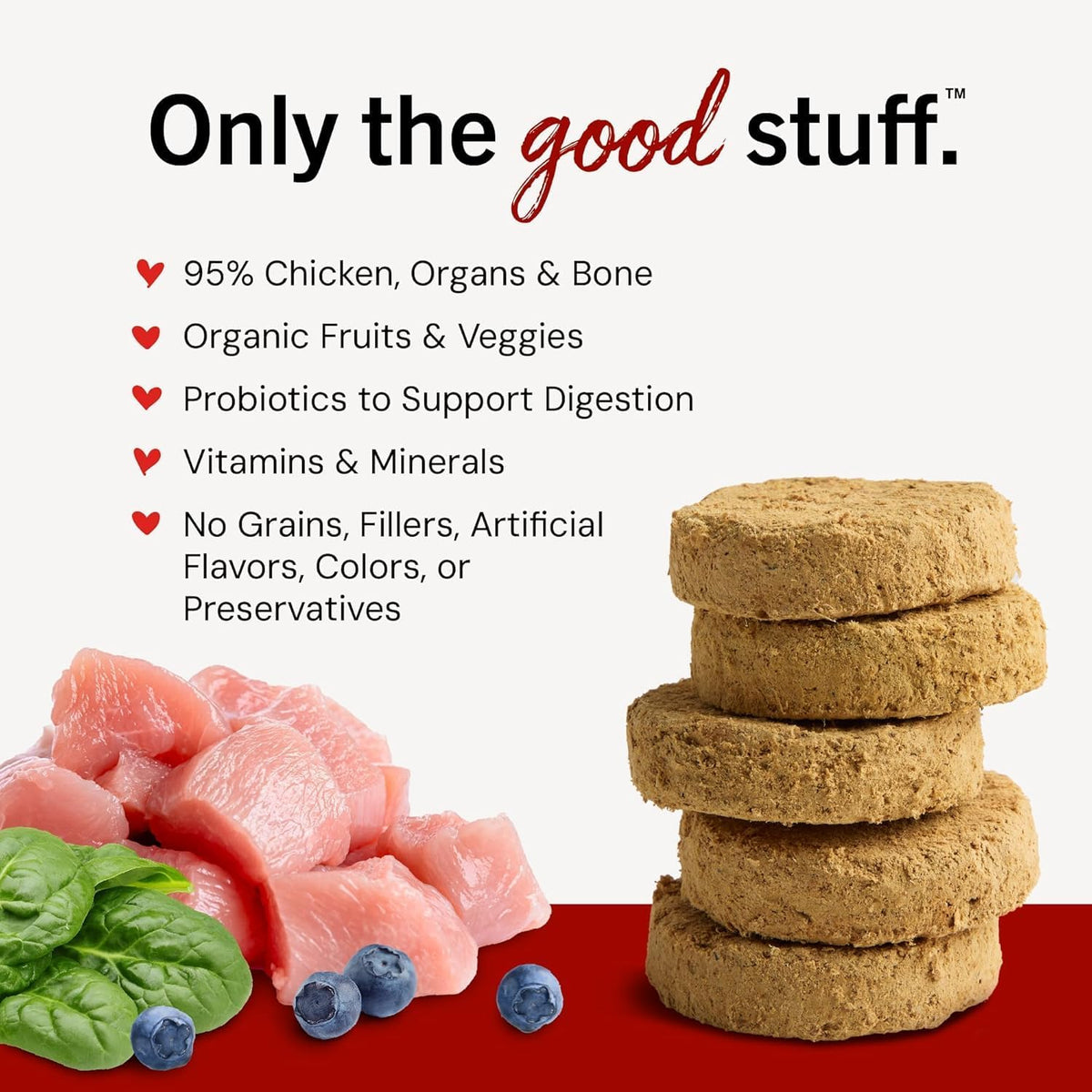 Stella & Chewy’s Freeze Dried Raw Dinner Patties – Grain Free Dog Food, Protein Rich Stella’s Super Beef Recipe – 5.5 oz
