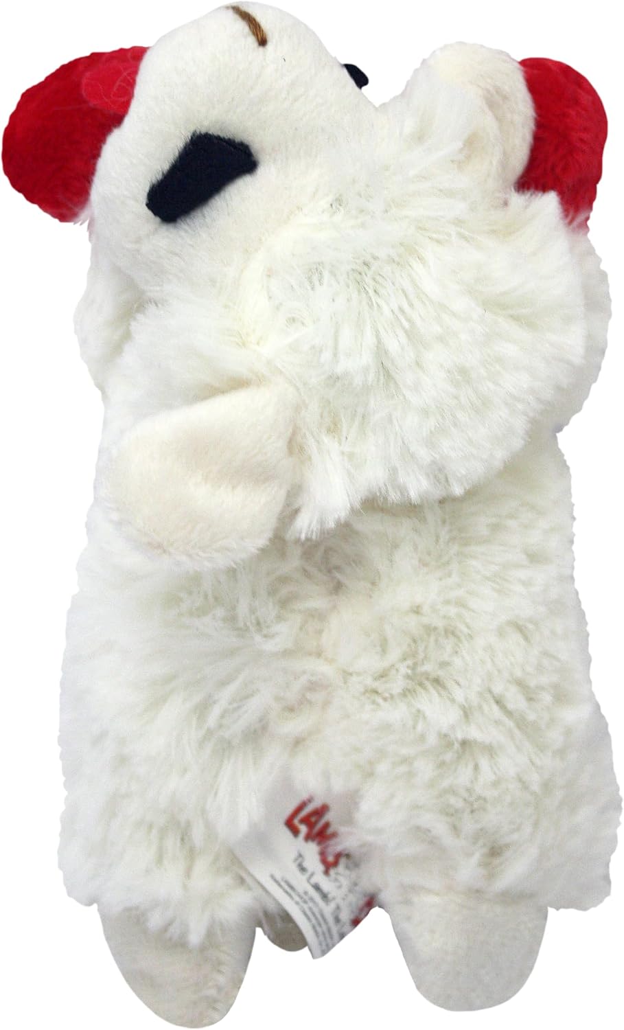Multipet Lamb Chop Dog Plush Toy - Squeaky Toy for All Dogs - Extra Soft Plush - Stuffed Animal Dog Toy for Cuddling & Playing - Cute Pet Toy (6", Cream)