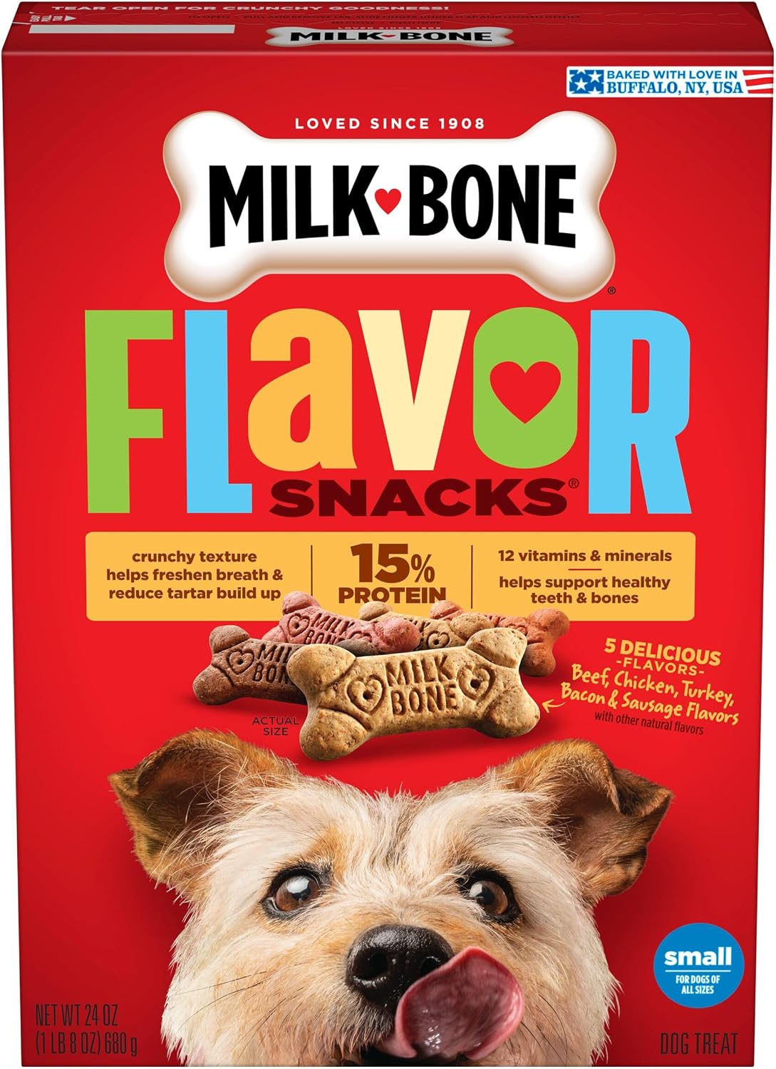 Milk-Bone Flavor Snacks Mini’s Dog Treats, 36 Oz.