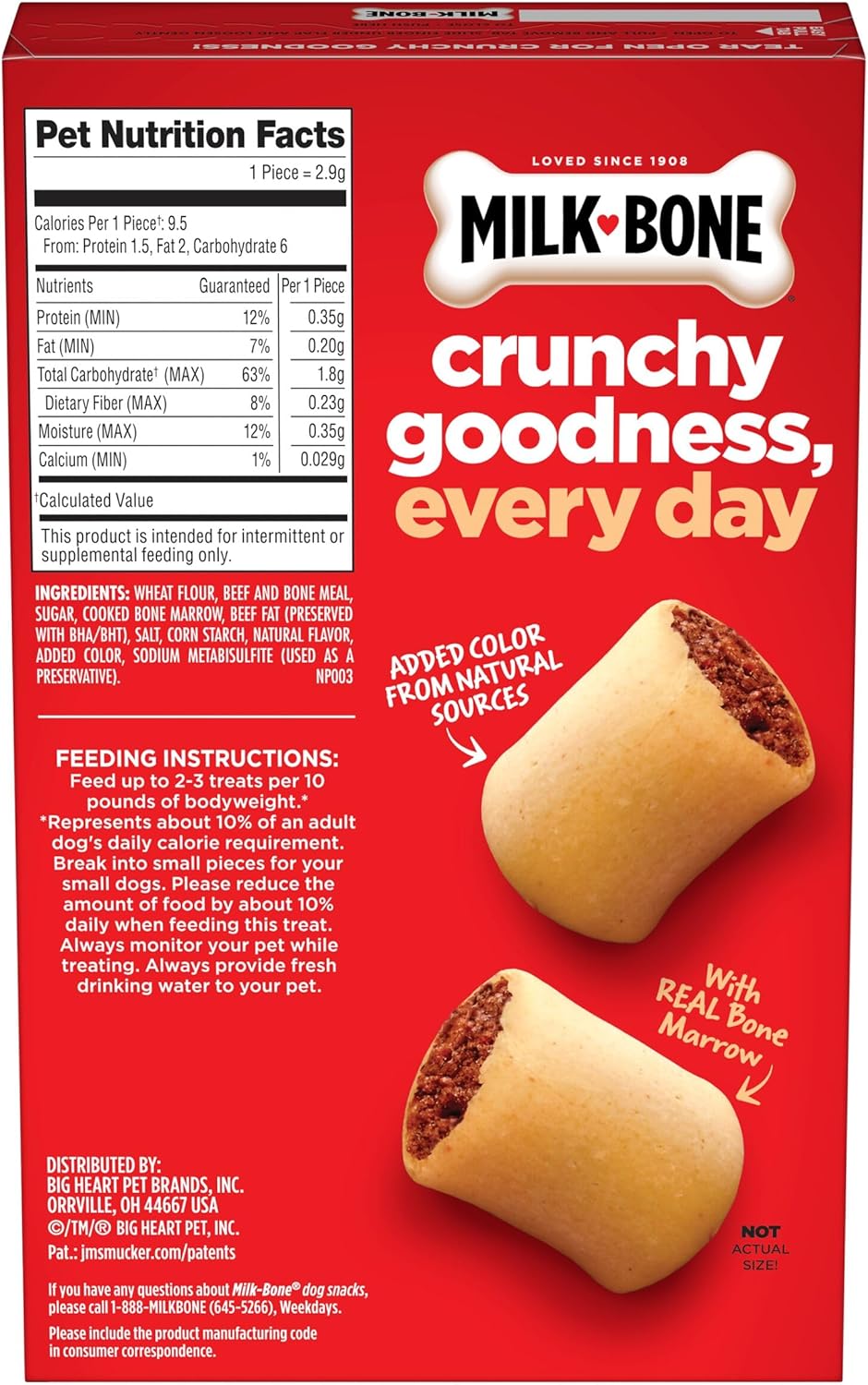 Milk-Bone MaroSnacks Small Dog Treats with Real Bone Marrow, 40 Oz.