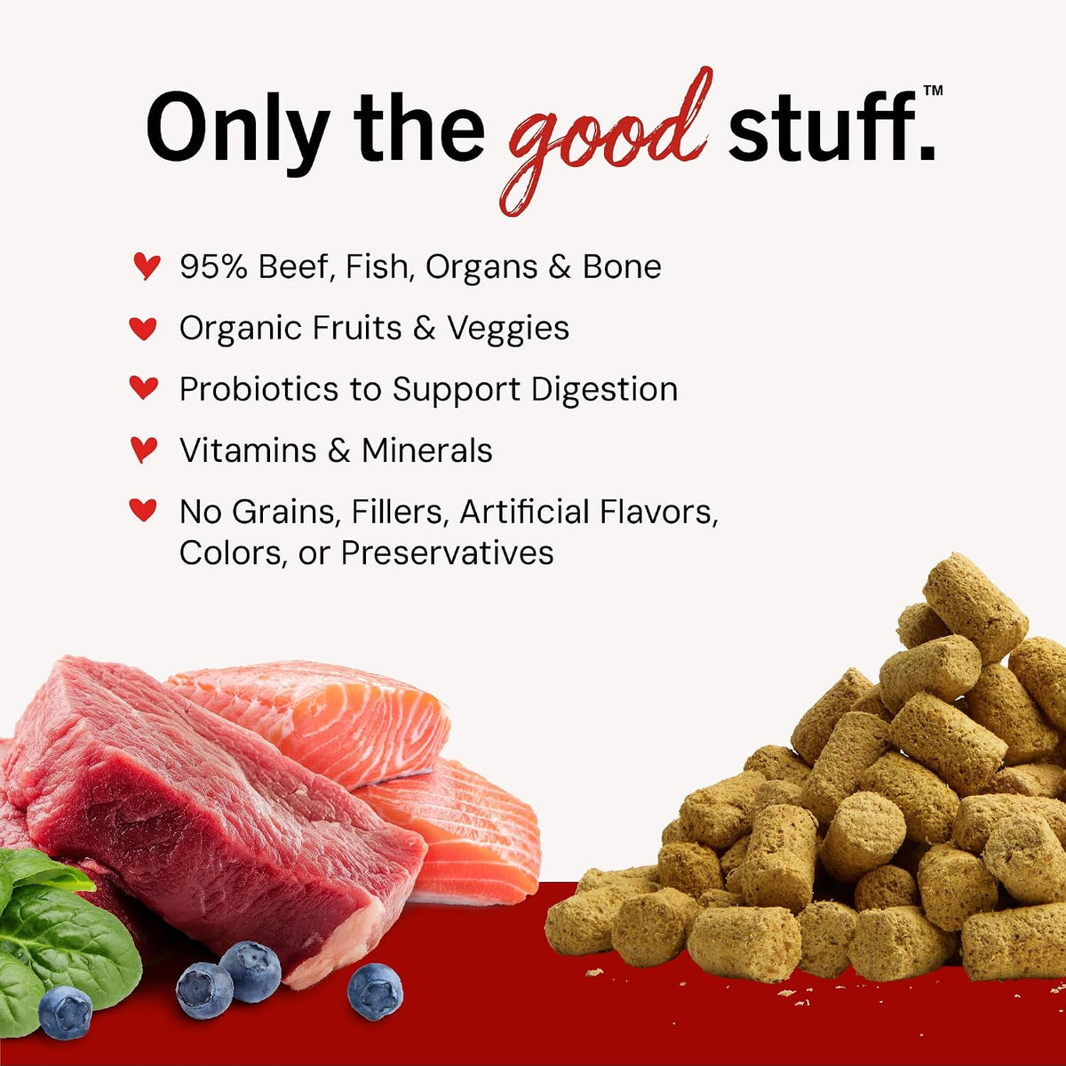 Stella & Chewy's Freeze-Dried Raw Beef Meal Mixers- Dog Food Topper and Mixer - Made with 95% Grass-Fed Beef, Organs & Bone - Perfect for Picky Eaters - Grain-Free - 7 oz