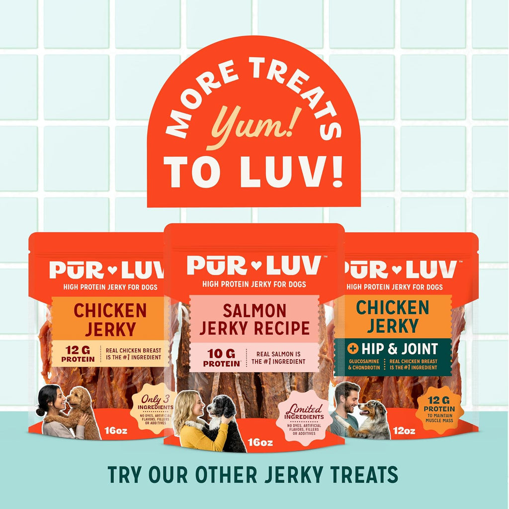 Pur Luv Dog Treats, K9 Kabobs Made with Real Chicken, Duck, and Sweet Potato, 12 Ounces, Dog Snacks, Healthy, Easily Digestible, Long-Lasting, High Protein Treat, Satisfies Urge to Chew