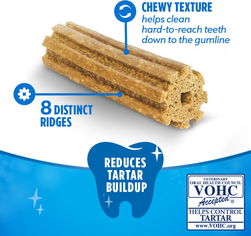 Dentalife Purina Daily Oral Care Dental Dog Treats for Large Dogs, 30 ct