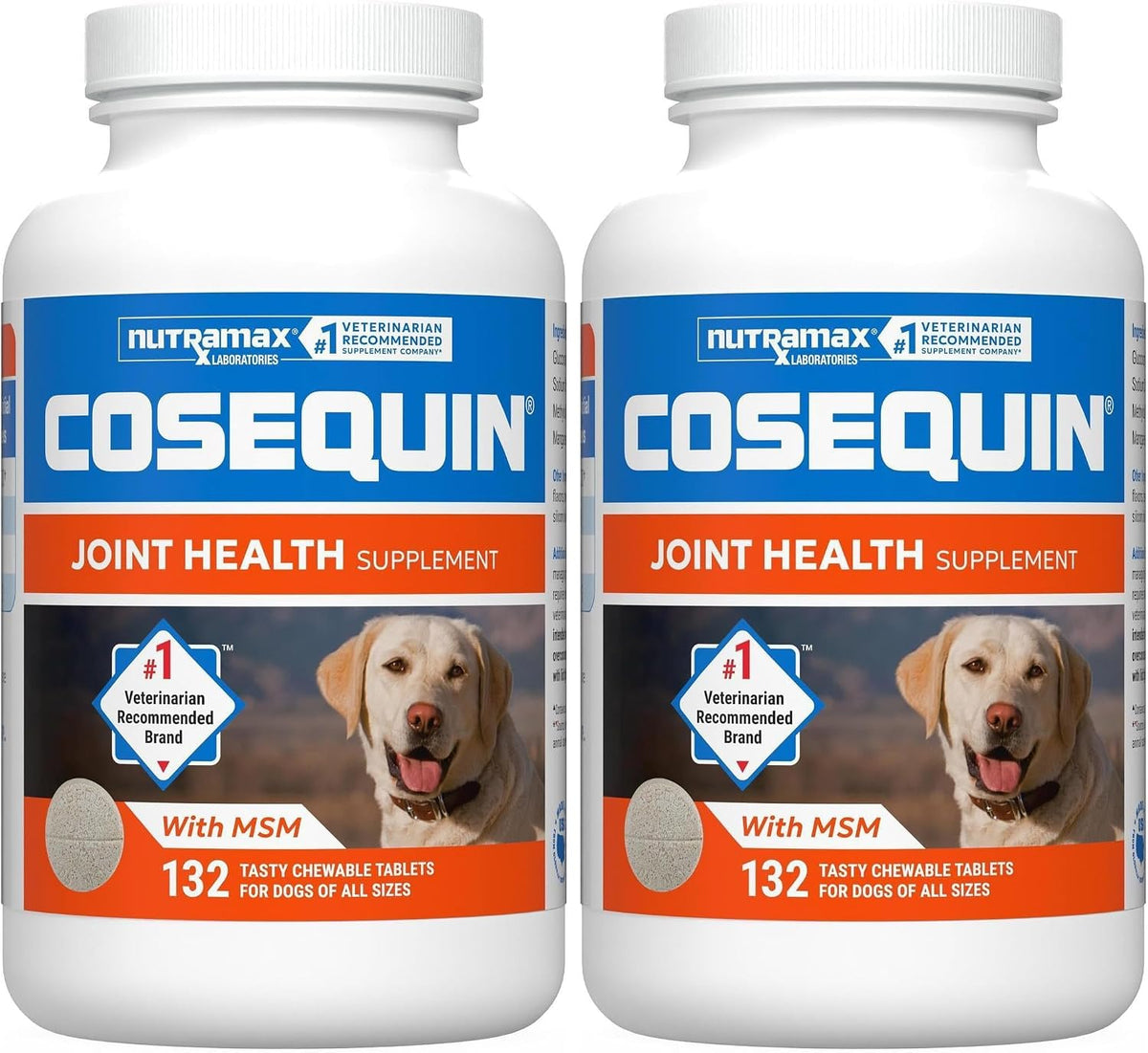 Nutramax Cosequin Joint Supplement for Dogs, Chewable Tablets, 132ct