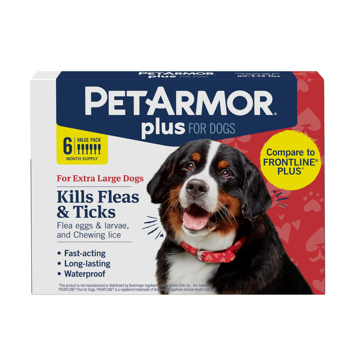 PetArmor Plus Flea and Tick Prevention for Cats, Cat Flea and Tick Treatment, 3 Doses, Waterproof Topical, Fast Acting, Cats Over 1.5 lbs