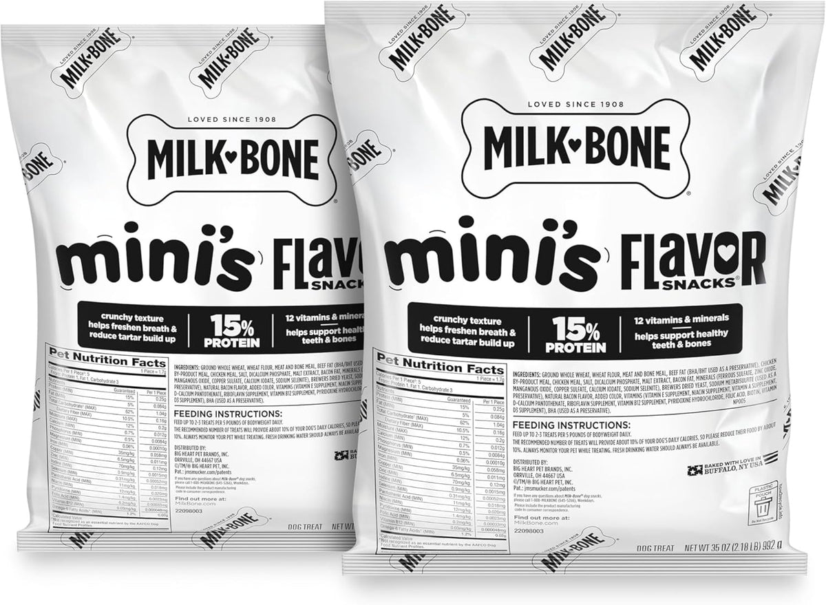 Milk-Bone Flavor Snacks Mini’s Dog Treats, 36 Oz.